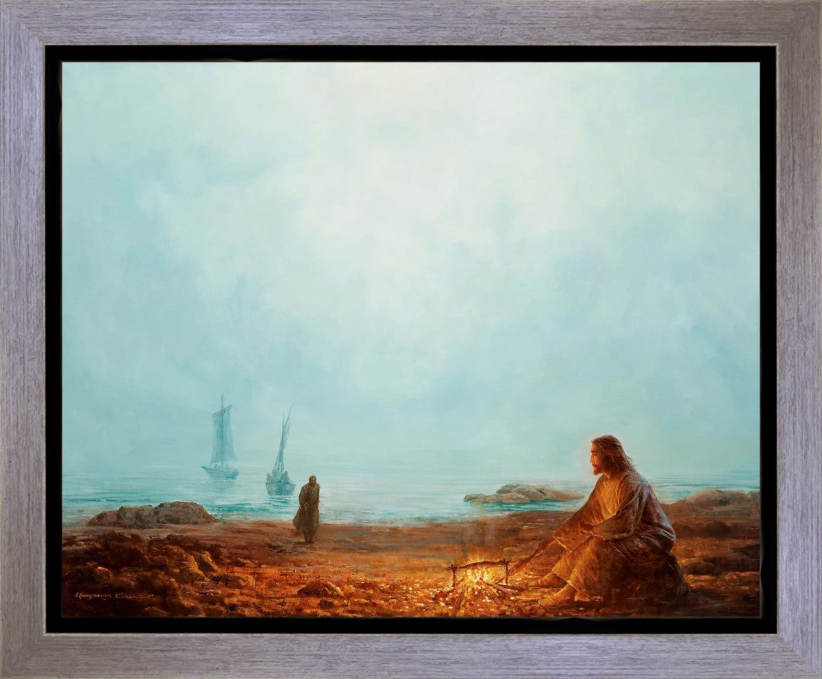 By the Shore Gallery Wrap Canvas Art - Coastal Beach Wall Decor for Living Room, Bedroom & Office - Perfect for Home & Office Decor