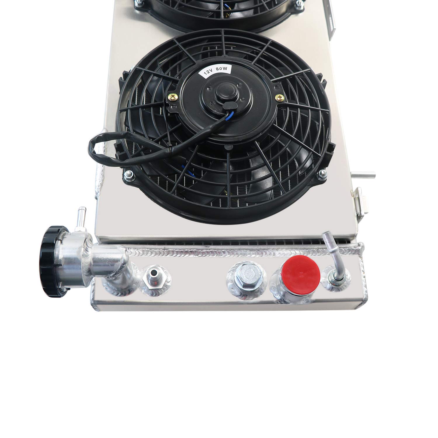 AlloyWorks 4-Row All Aluminum Radiator with 3X9