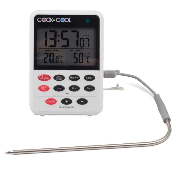 Digital Probe Thermometer for Cooking, Grilling & Baking - Fast & Accurate Food Temperature Measurement - Perfect for Meat, Candy & Home Brewing