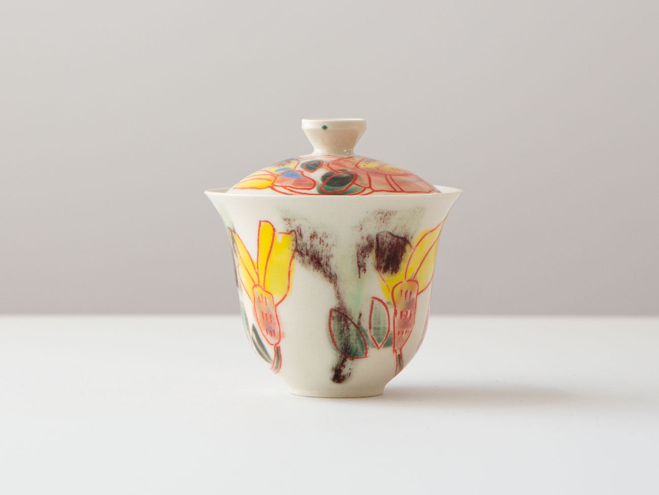 Premium Japanese Flower Shiboridashi Teapot - Handcrafted Ceramic Kyusu for Green Tea & Herbal Infusions | Perfect for Tea Ceremonies, Home Brewing & Gifts