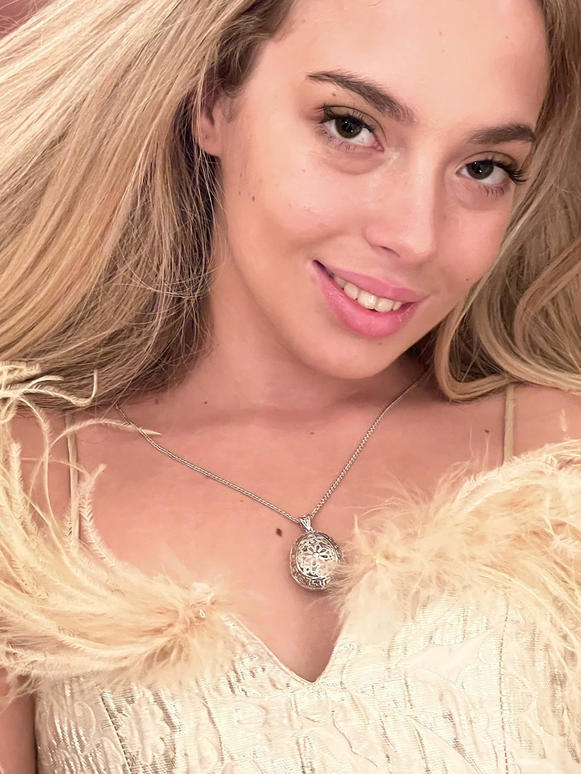 3 Carat Diamond Romanov Jewelry Russian Egg Necklace - 925 Sterling Silver Easter Egg Pendant (1.6