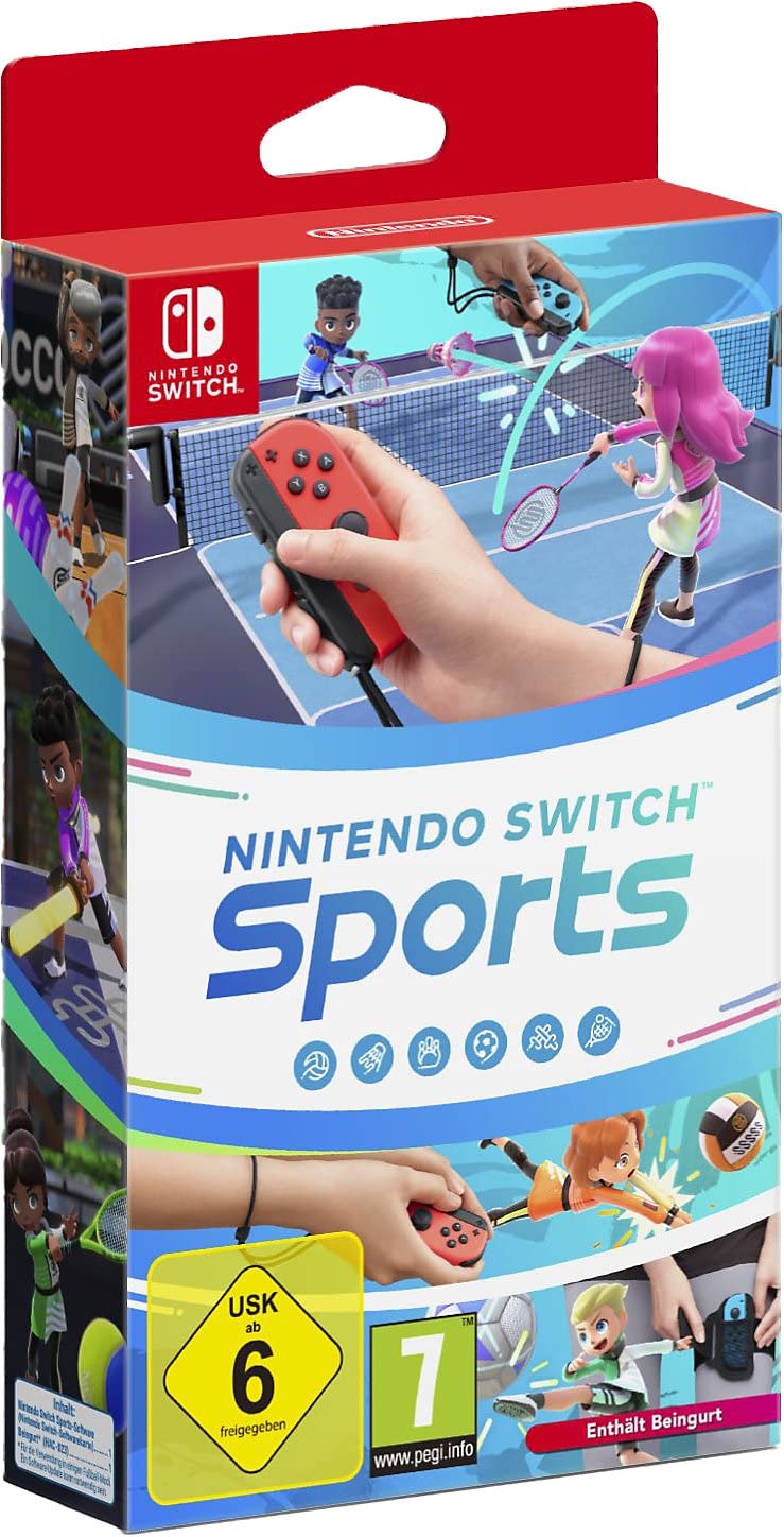 Nintendo Switch Sports with Leg Strap - Fun Multiplayer Game for Nintendo Switch - Perfect for Family Game Nights & Fitness Activities