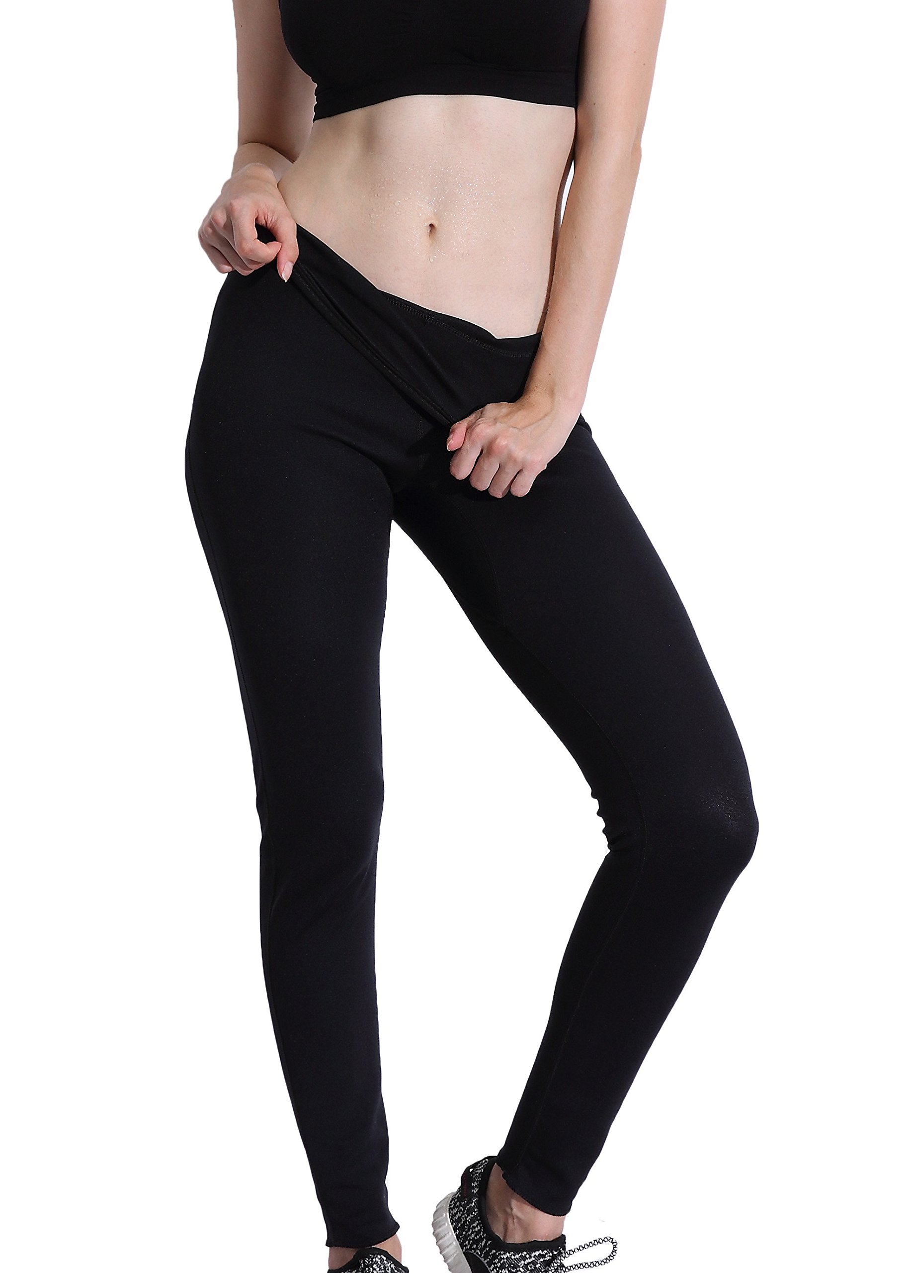 Women's Thermal Sauna Slimming Pants - Hot Workout Leggings for Weight Loss & Body Shaping | Sweat Suit for Sauna, Yoga & Fitness