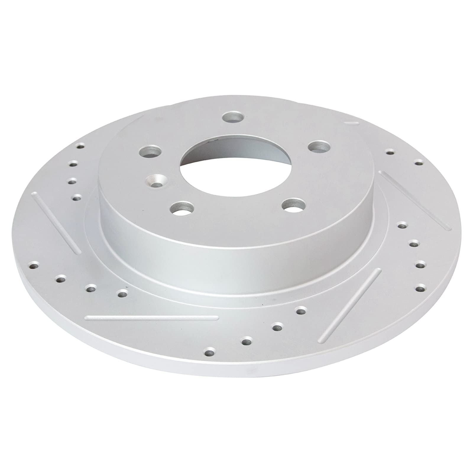 TRQ Performance Brake Kit - Rear Semi-Metallic Brake Pads & G-Coated Rotors for 2006-2011 Cadillac DTS | Premium Braking System for Smooth Stops & Enhanced Safety | Ideal for City Driving, Highway Commutes & Performance Upgrades