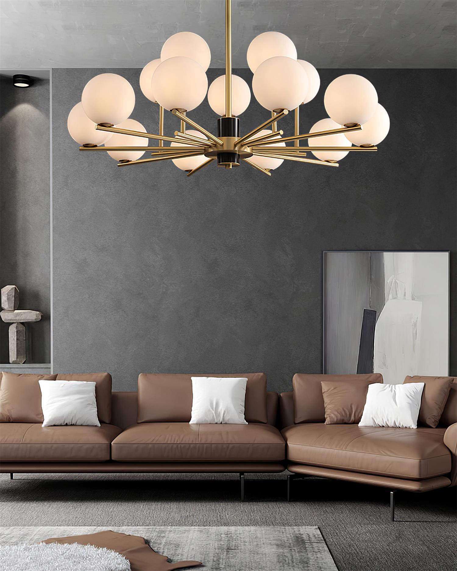 Marais Chandelier - Modern Crystal Ceiling Light Fixture for Dining Room, Living Room & Bedroom | Elegant Lighting Decor for Home & Office