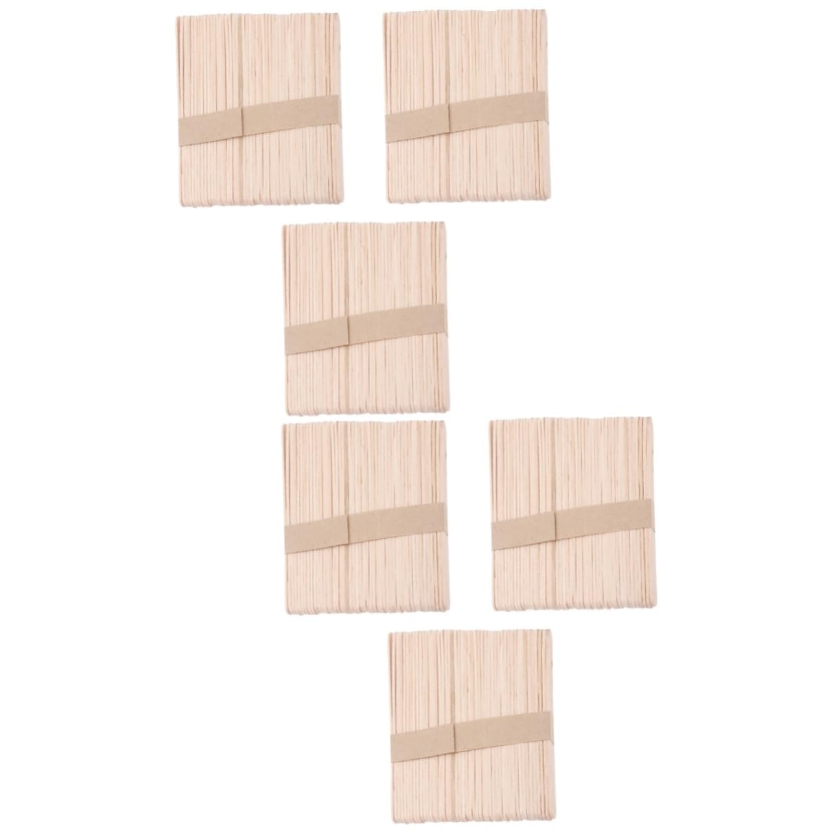 300 Pcs Wooden Wax Spatulas - Waxing Tools for Hair Removal, DIY Waxing, and Beauty Salons - Perfect for Eyebrow Shaping, Leg Waxing & Facial Hair Removal