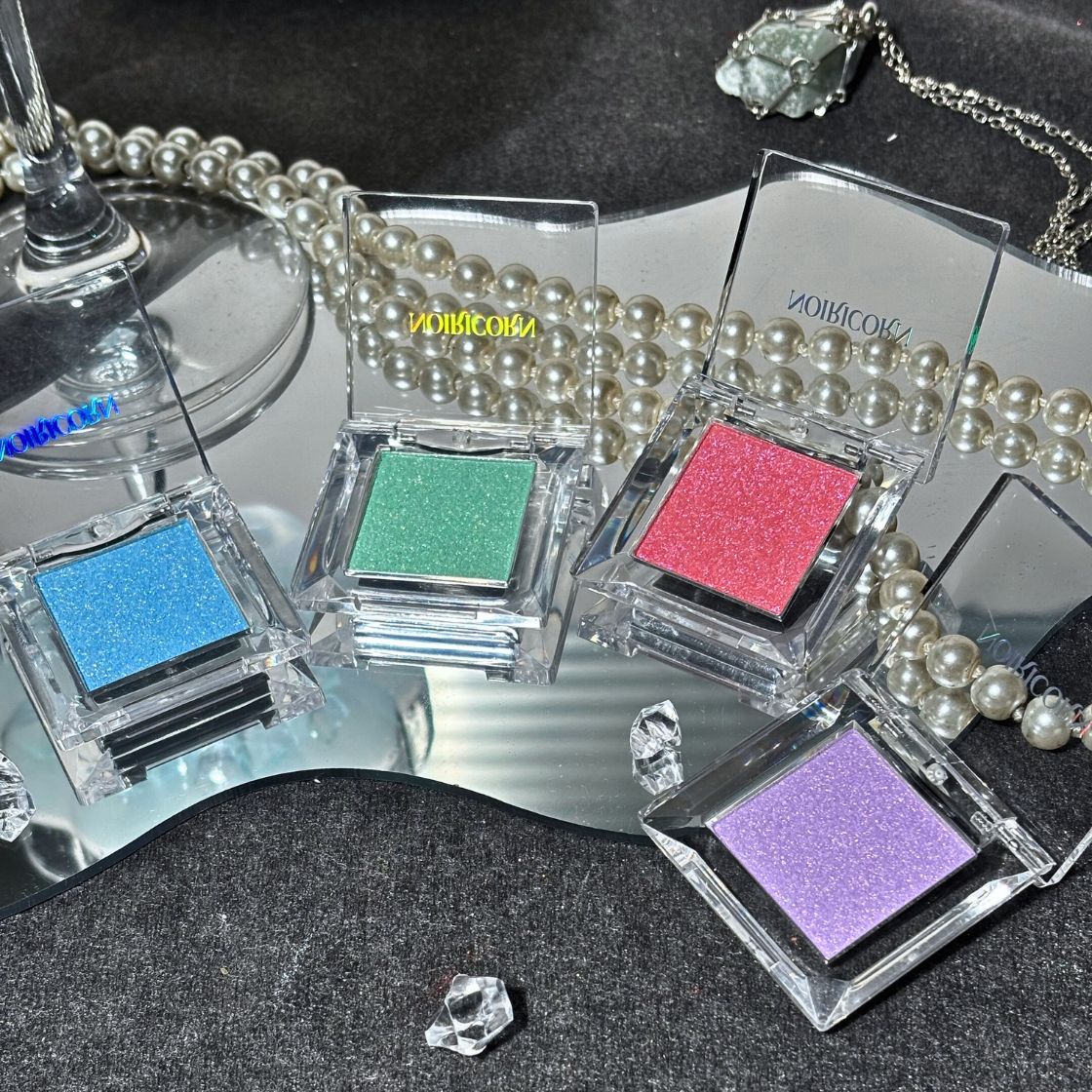 NOIRICORN Lulicore Duochrome Eyeshadow Palette - 12 Highly Pigmented Shimmer & Metallic Eyeshadows for Stunning Eye Makeup | Perfect for Party, Date Night & Special Occasions