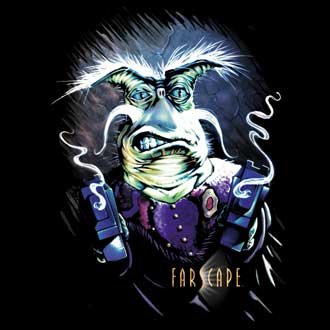 Farscape Adult T-Shirt - Rygel Smoking Guns Design | Sci-Fi Fan Merchandise for Cosplay, Conventions & TV Show Enthusiasts