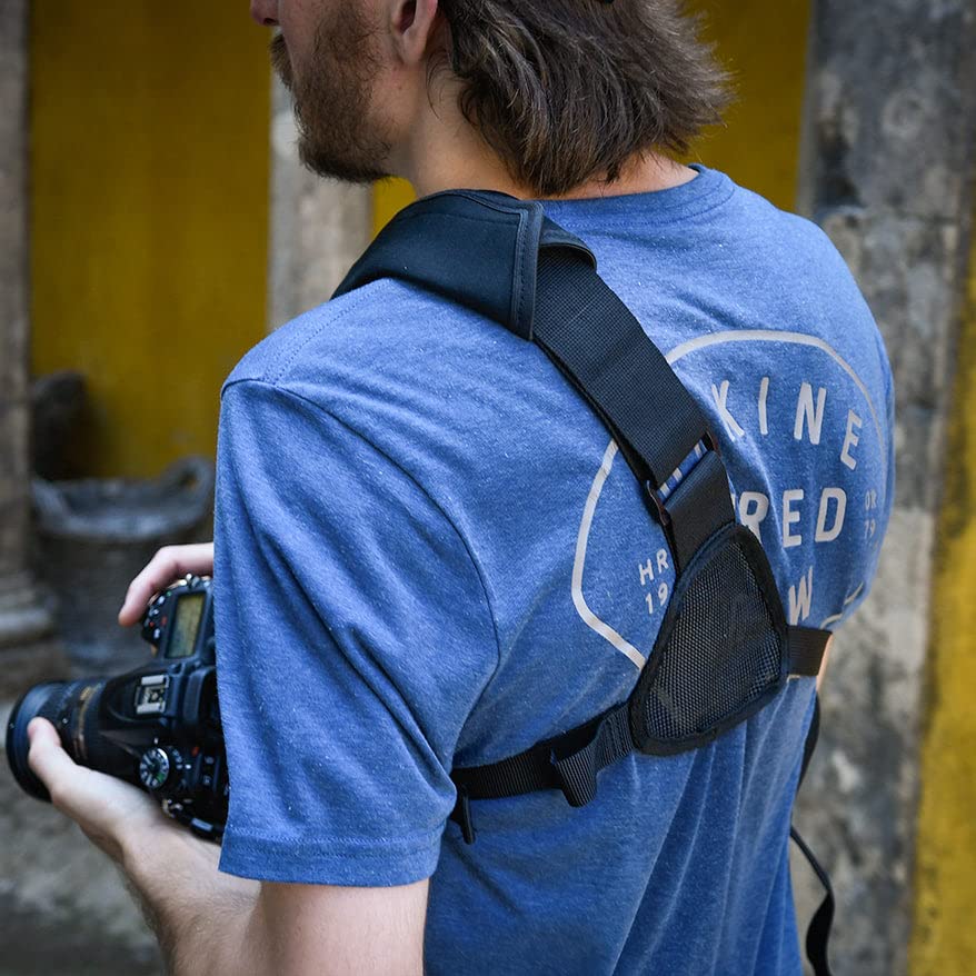 Cotton Carrier Skout G2 Camera Sling Harness - Adjustable One Size Fits All for DSLR & Mirrorless Cameras - Perfect for Travel, Hiking & Outdoor Photography
