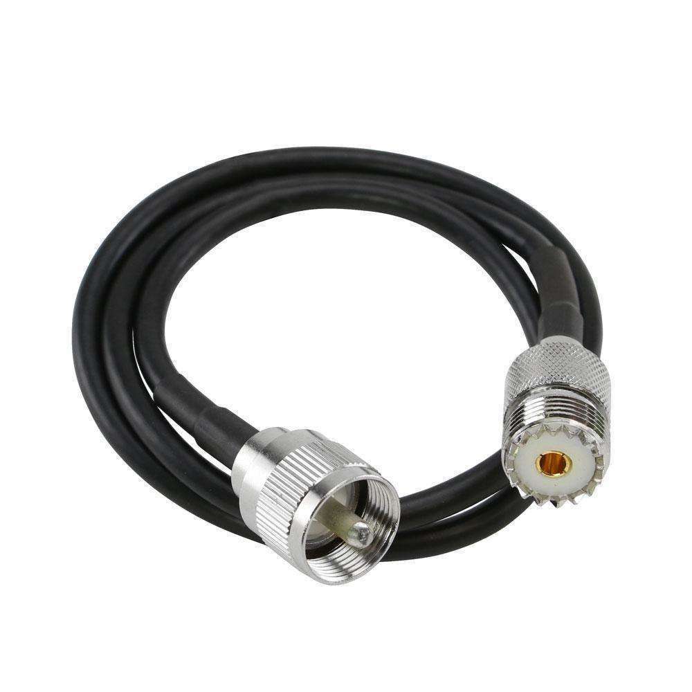 2 Foot Coaxial Extension Cable for TV Antenna - High-Quality RG6 Coax Cable with F Connectors - Perfect for Home Theater, Satellite, and Digital TV Setup