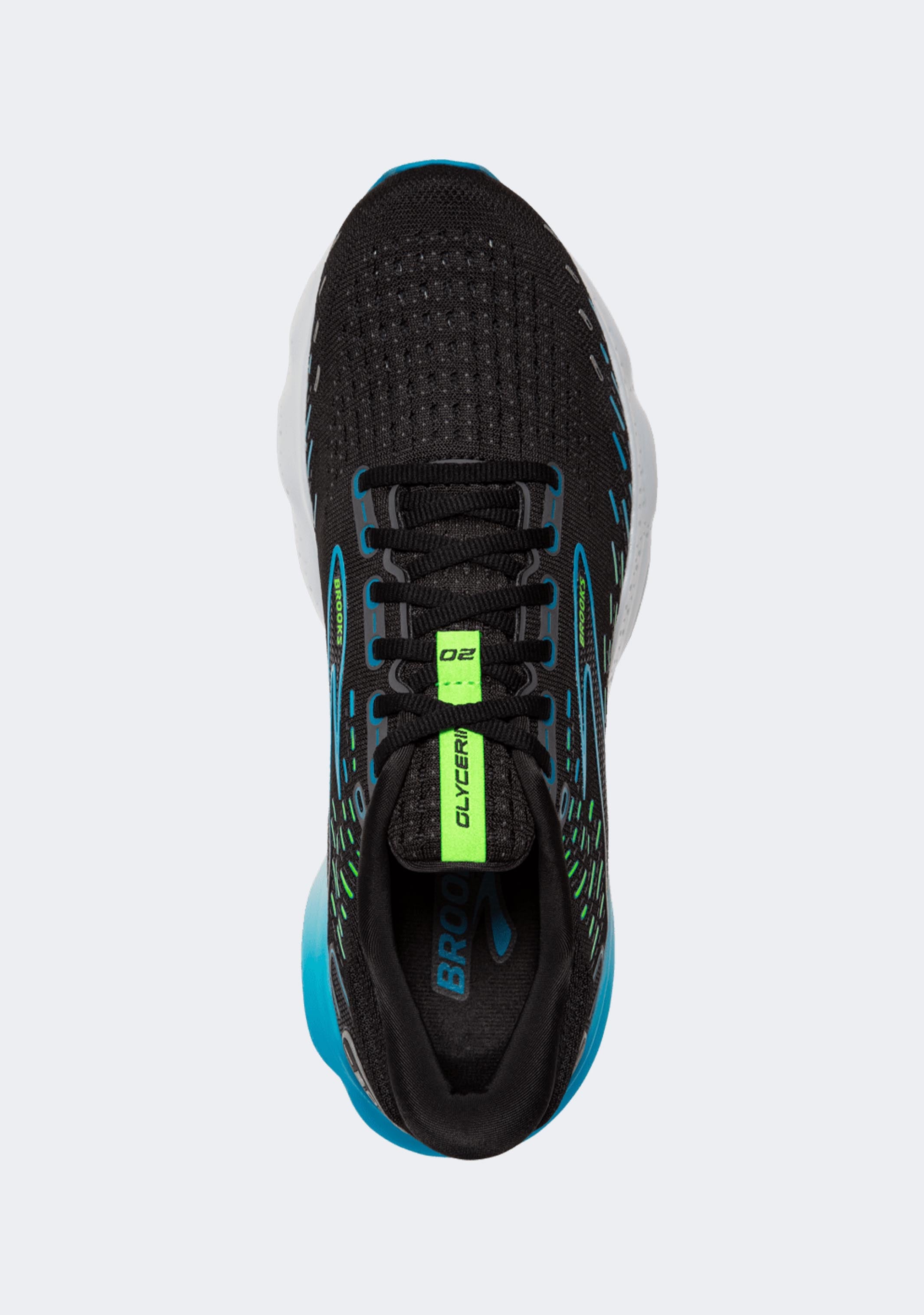 Brooks Men’s Glycerin 20 Running Shoes - Premium Cushioned Sneakers for Men - Lightweight & Comfortable for Jogging, Training & Marathon Running
