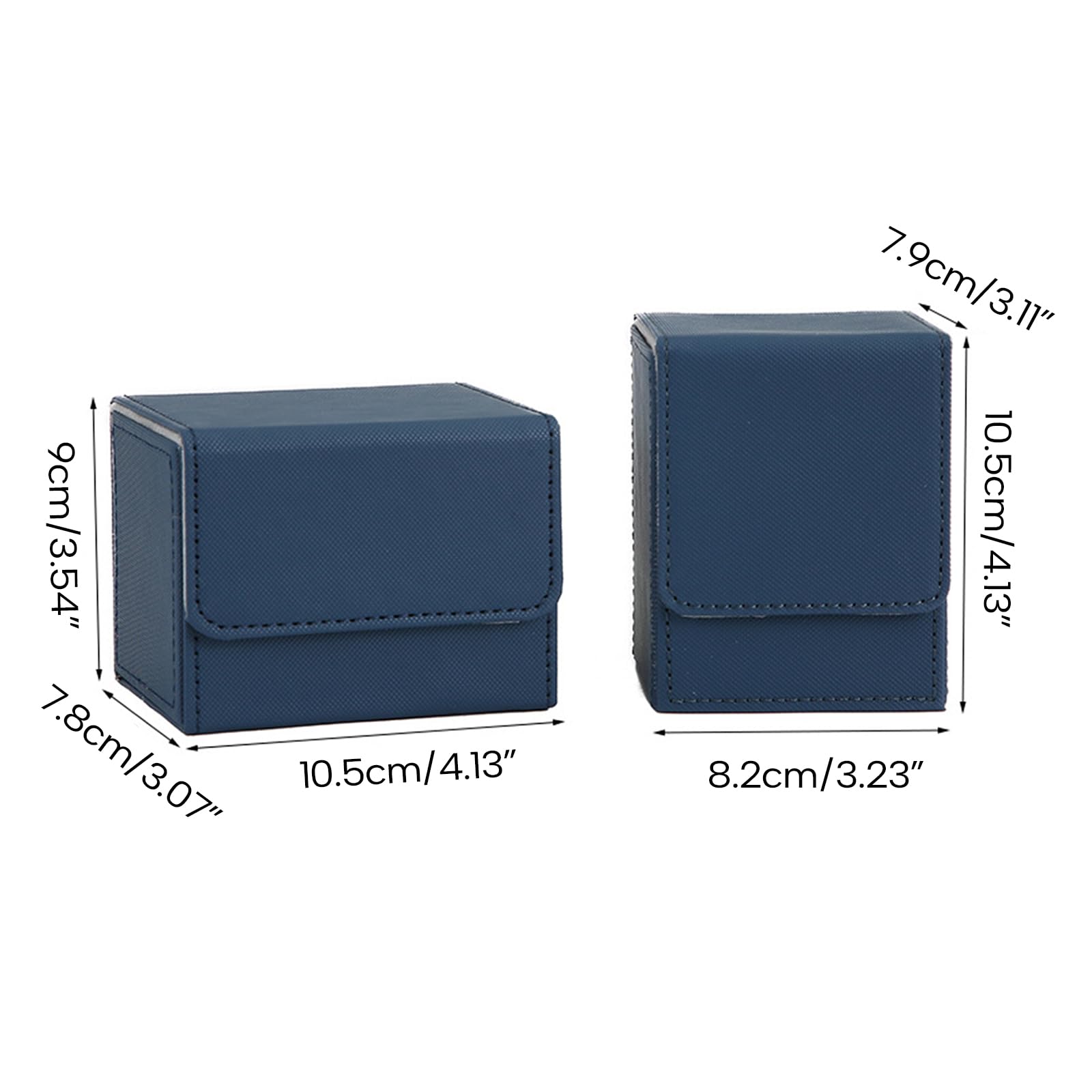 Premium Magnetic PU Leather Deck Card Storage Box - Waterproof & Durable Playing Card Holder for MTG, Yugioh, Pokemon - Perfect for Travel, Game Nights & Collectors