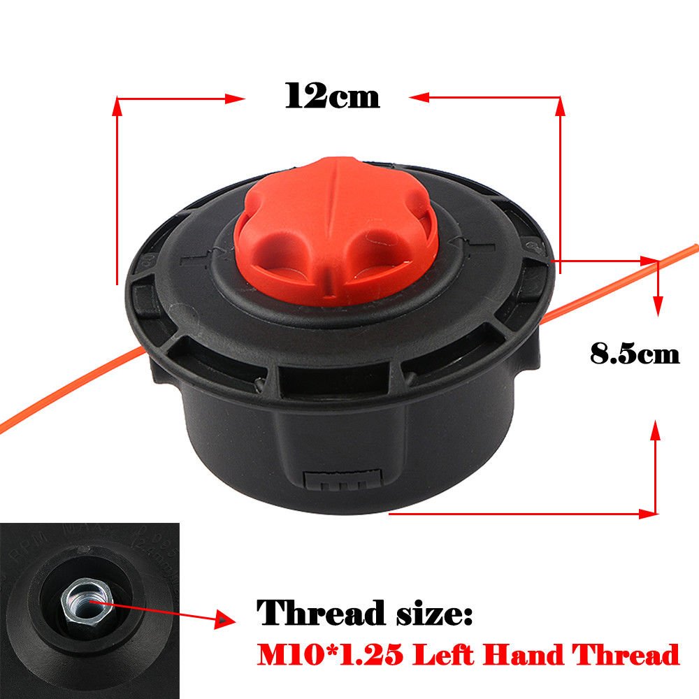Toro 51954 51955 51974 51975 Replacement String Trimmer Head - Compatible with Gas Trimmers (Model 120950010) - Easy Spool Replacement for Lawn Maintenance & Yard Work