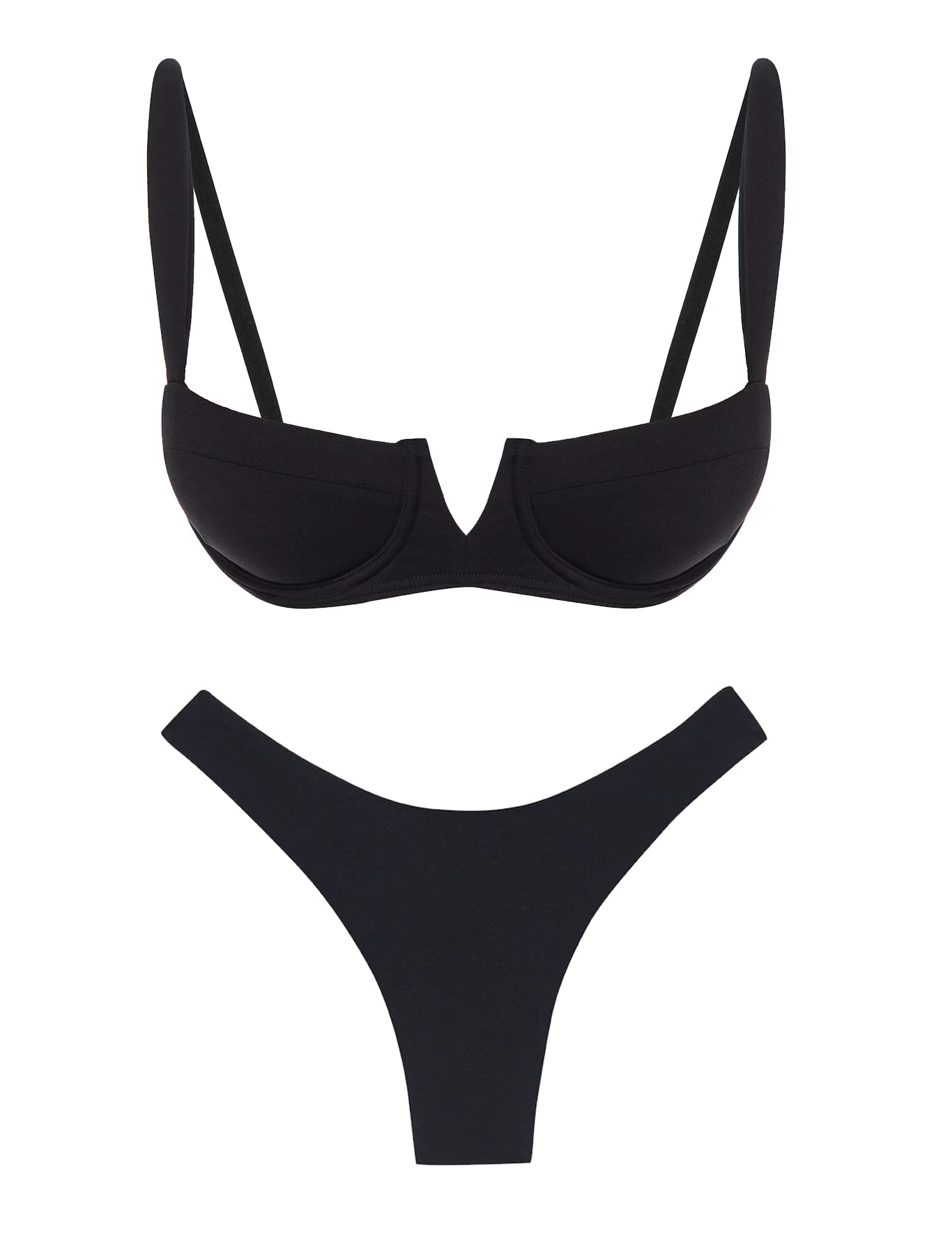 Narecte Women's Sexy Bikini Set - Triangle Bathing Suit for Women | Swimwear for Beach, Pool & Vacation | Plus Size Swimsuits & Two Piece Bikinis