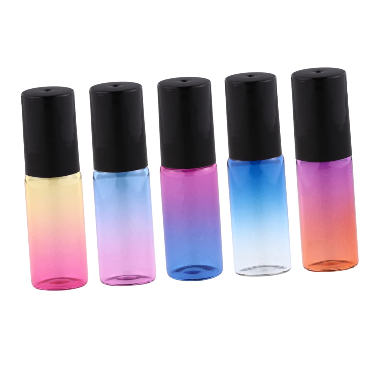 FOMIYES 10ml Essential Oil Roller Bottles Set - 10pcs Glass Roller Bottles for Aromatherapy, Travel & DIY Blends | Perfect for Essential Oils, Perfumes & Pheromones | Portable & Leak-Proof Design