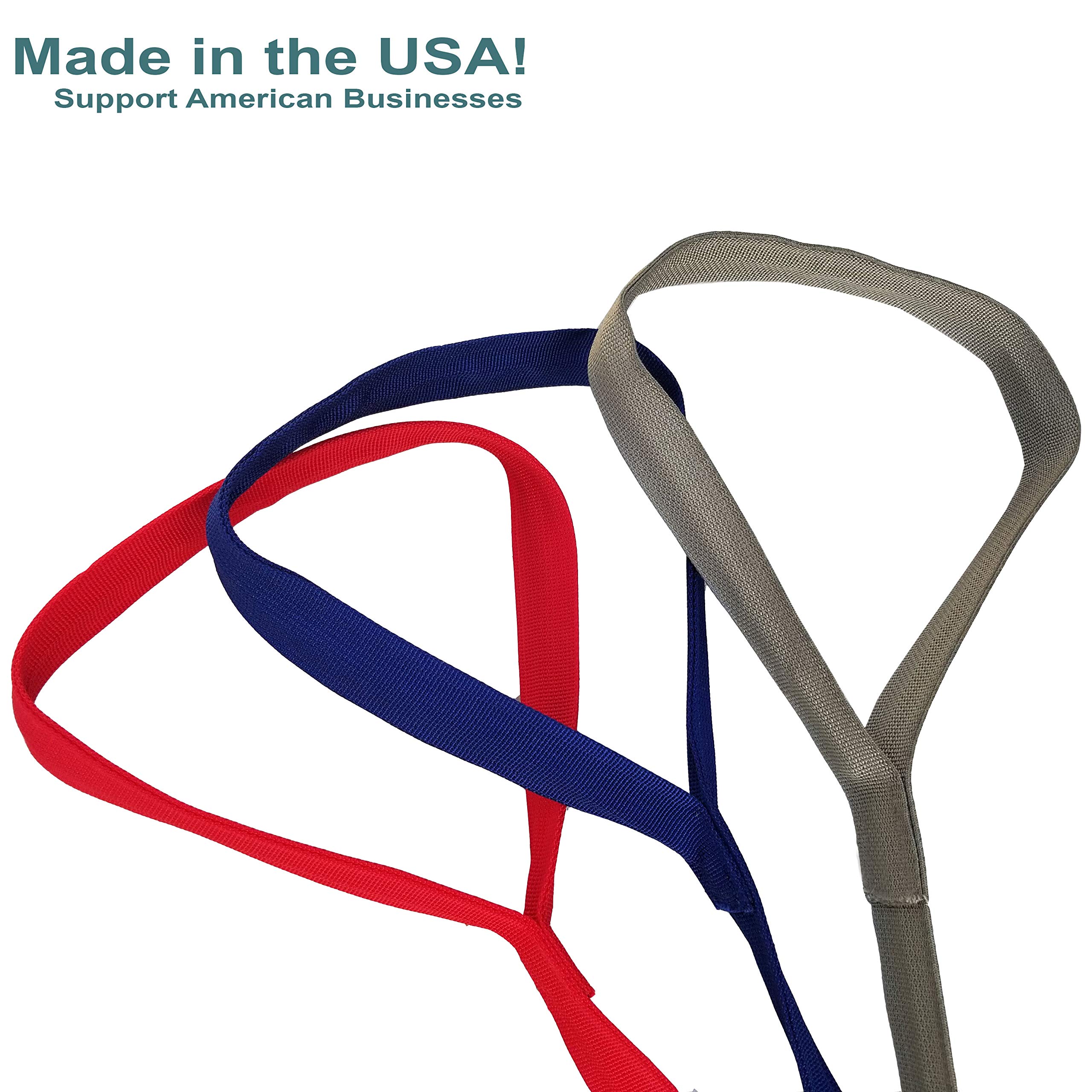 Red Leg Lifter - USA Made Rigid Mobility Aid for Hip Surgery & Physical Therapy - Assist with Wheelchair Transfers & Bed Lifting - Ideal for Post-Surgery Recovery & Elderly Care