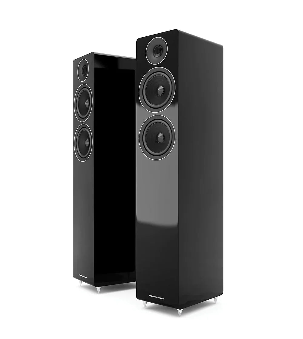 Premium Acoustic Energy AE309 Floorstanding Speakers (Pair) - High-Fidelity Sound for Home Theater & Music Listening