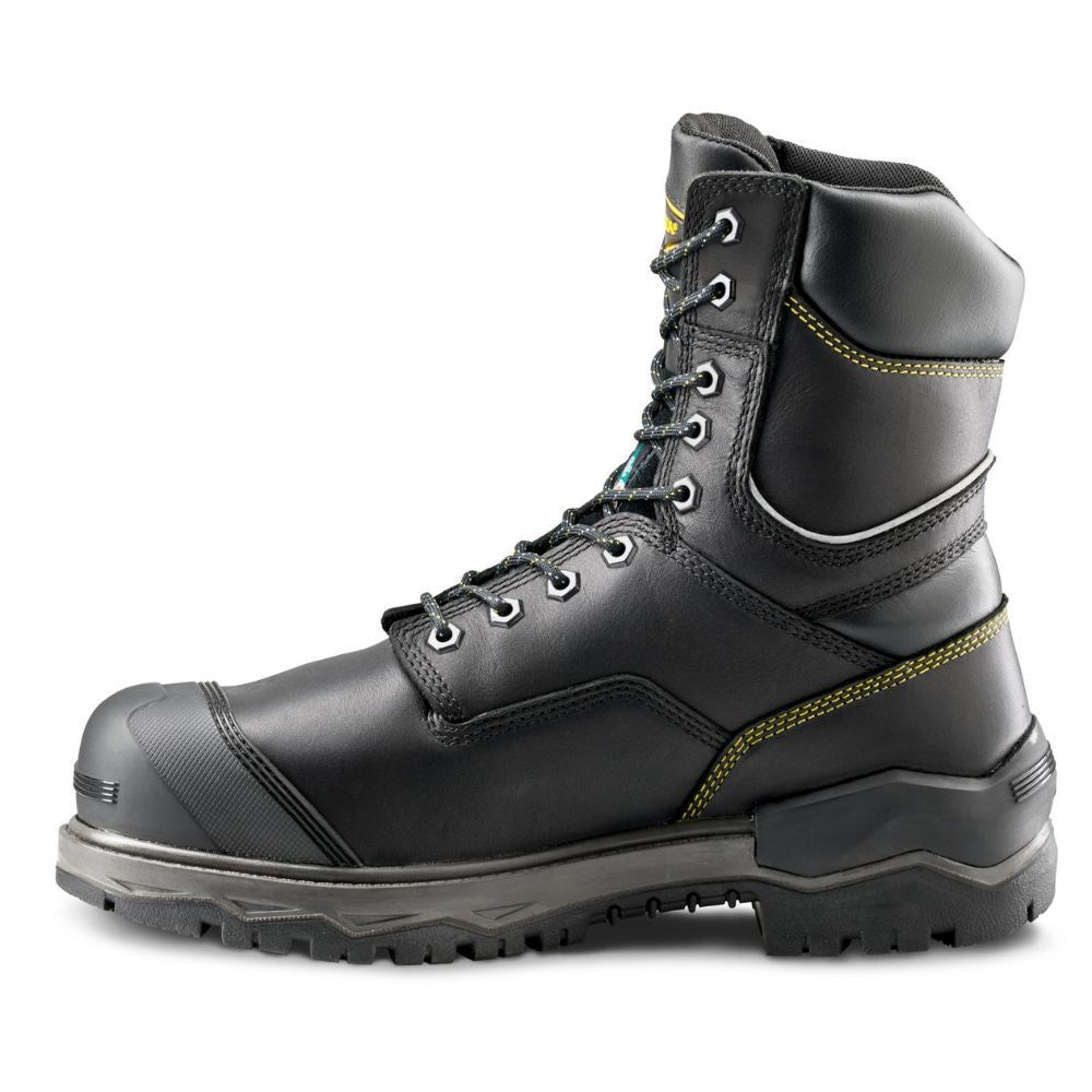 Terra Gantry Men's 8 Composite Toe Work Safety CSA Boot with Internal MET Guard TR0A839CBLK - Black - Durable & Comfortable for Construction, Warehouse & Industrial Work
