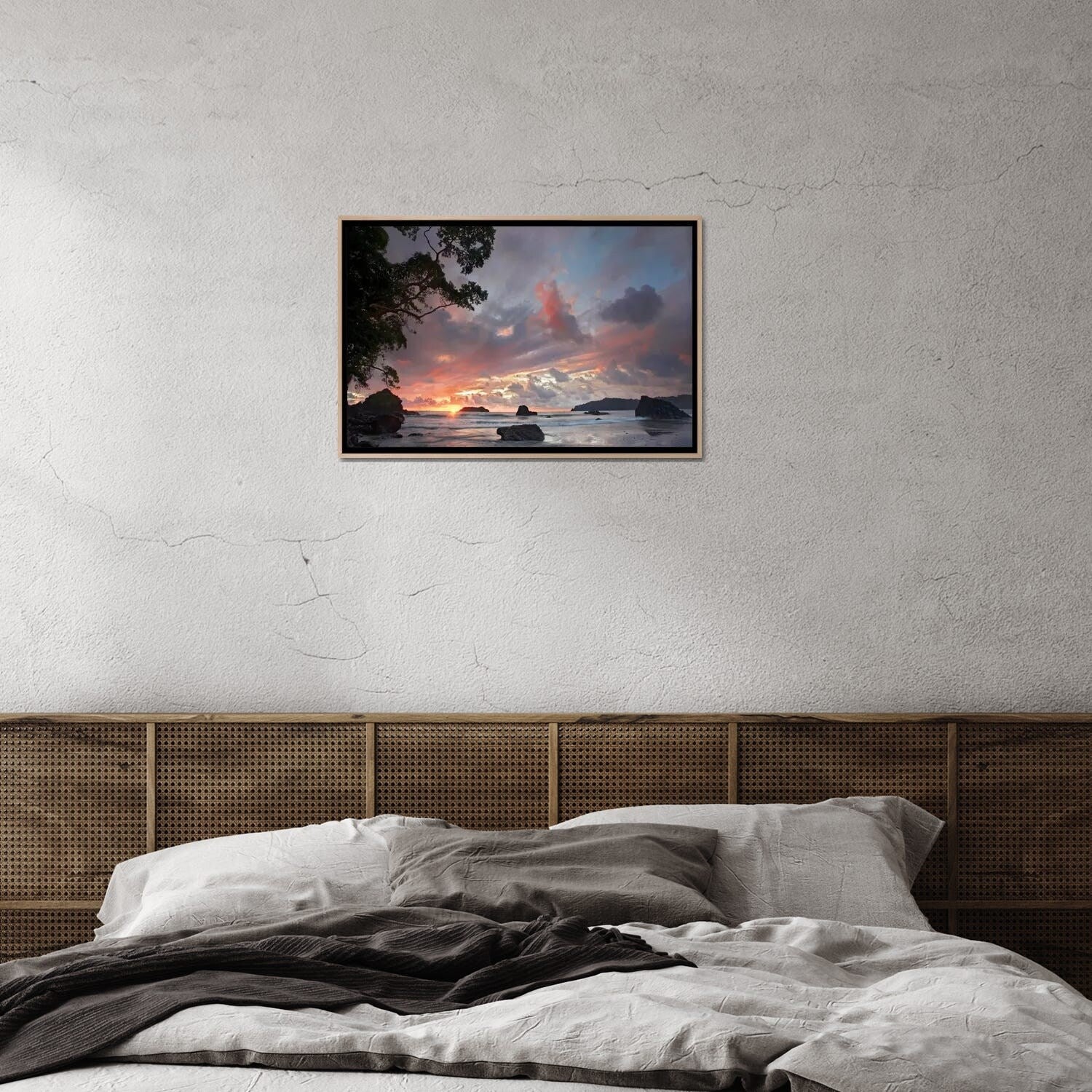 Tim Fitzharris Framed Wall Art - Stunning Beach & Coastline Photo of Manuel Antonio National Park, Costa Rica | Perfect for Home Decor, Office & Living Room