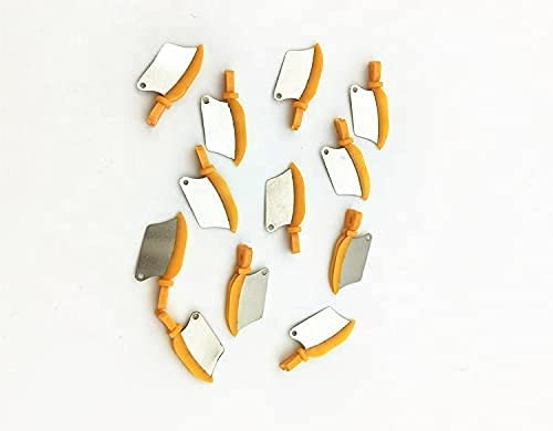 Dental Wedge Guard Kit with Metal & Plastic Knives - 50pcs Small Size for Interproximal Teeth Protection | Perfect for Dental Procedures, Orthodontic Work & Oral Hygiene Care
