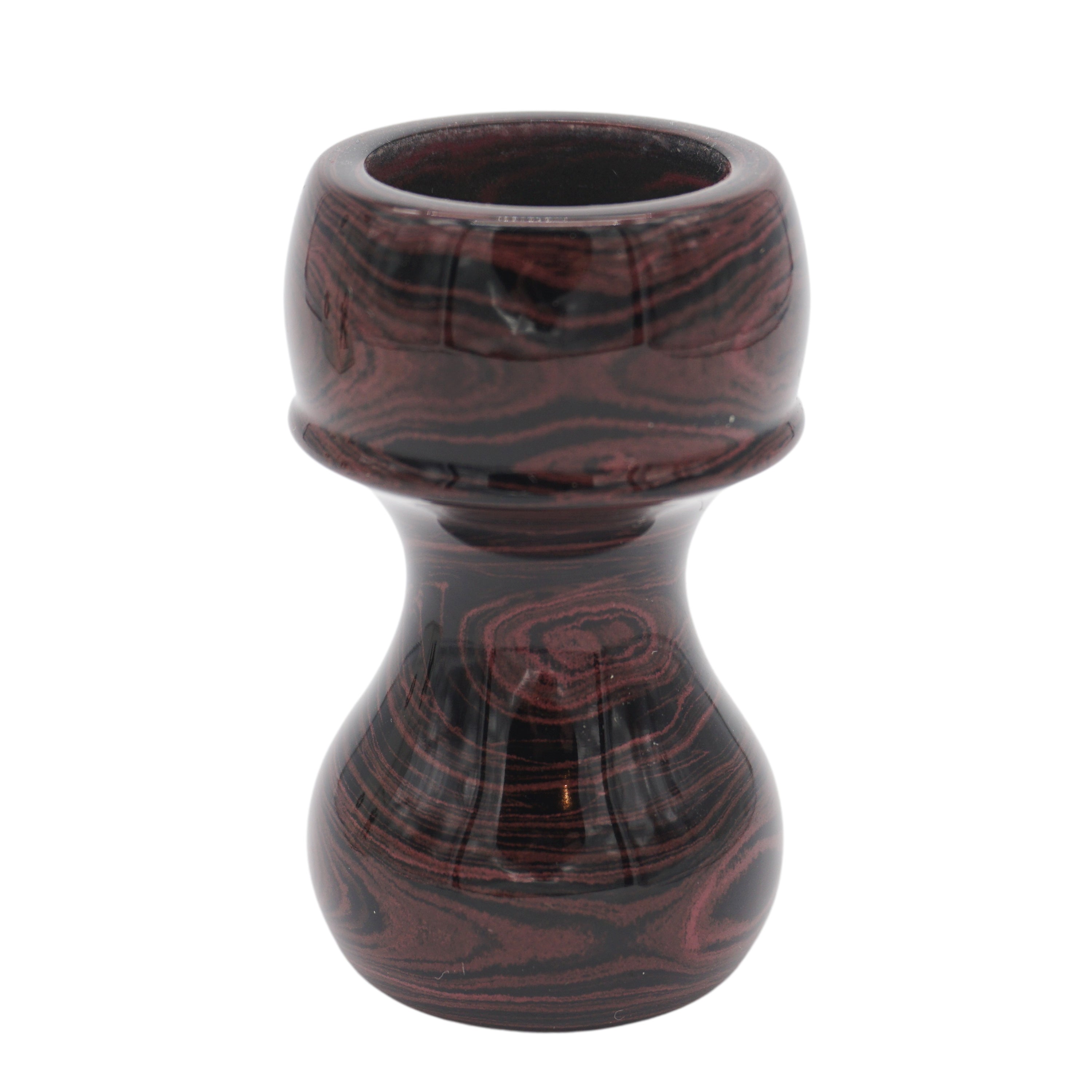 Premium Handmade Raspberry Ebonite Shaving Brush Handle - Compatible with 24mm & 26mm Knots - Perfect for Wet Shaving & Luxury Grooming Gifts for Men
