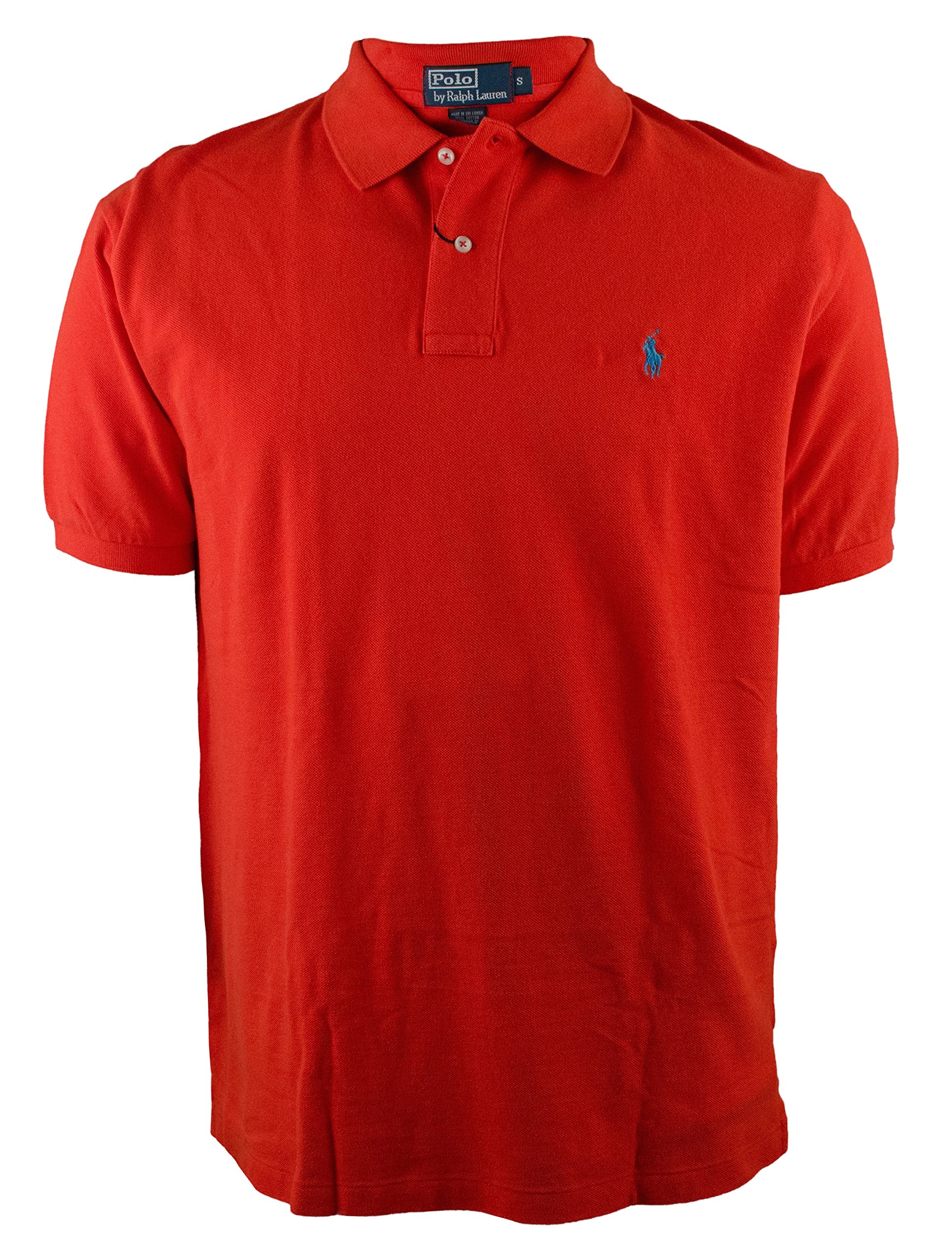 Ralph Lauren Men's Classic Fit Mesh Polo Shirt - Breathable Cotton Short Sleeve Casual Shirt for Golf, Work & Summer Outfits