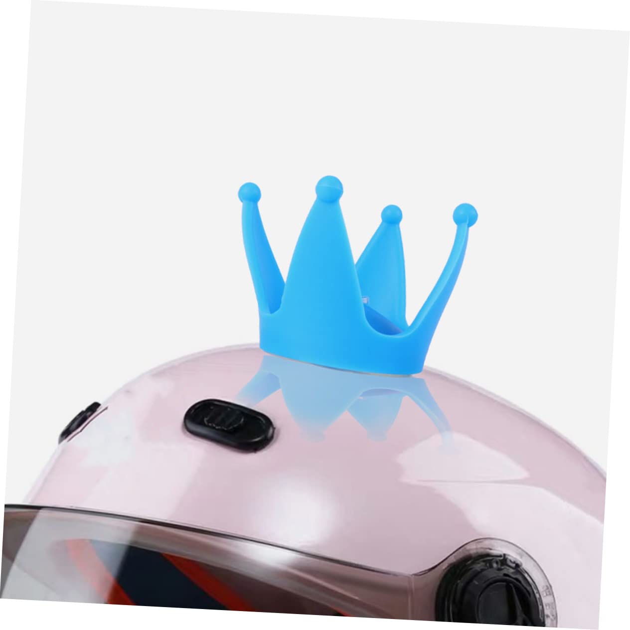 HONMEET 2 Sets Suction Cup Crown Braids Accessories - Motorcycle Helmet Decor, Beanie Jewelry & Key Dish Decor - Fun Costume Party Hair Accessories for Kids & Adults