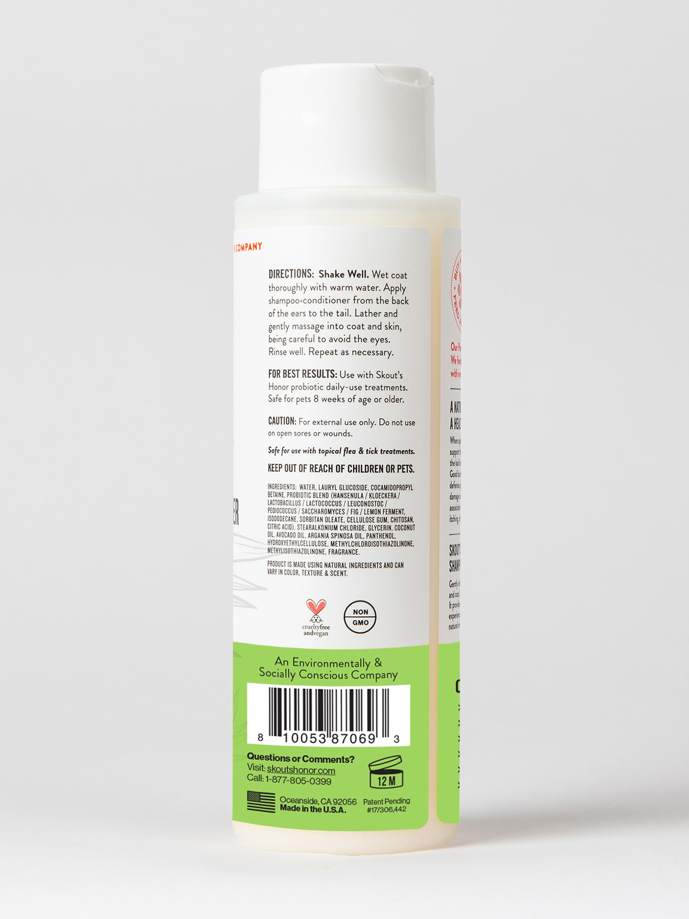 Best Probiotic Shampoo and Conditioner Set for Healthy Hair - Natural Scalp Care & Hair Growth Treatment - Ideal for Dry, Damaged Hair and Dandruff Relief