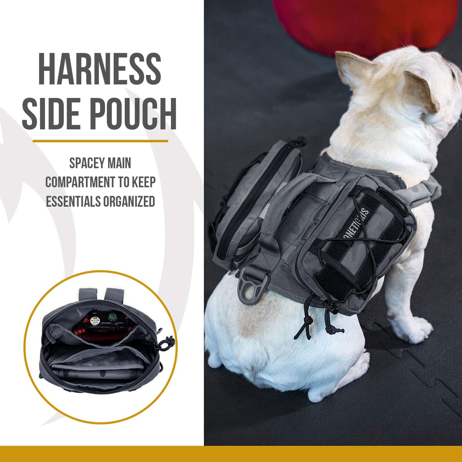 OneTigris Tactical EDC Pouch - MOLLE Compatible Horizontal Utility Pouch for Tools, First Aid & Survival Gear | Perfect for Outdoor Adventures, Camping & Emergency Preparedness