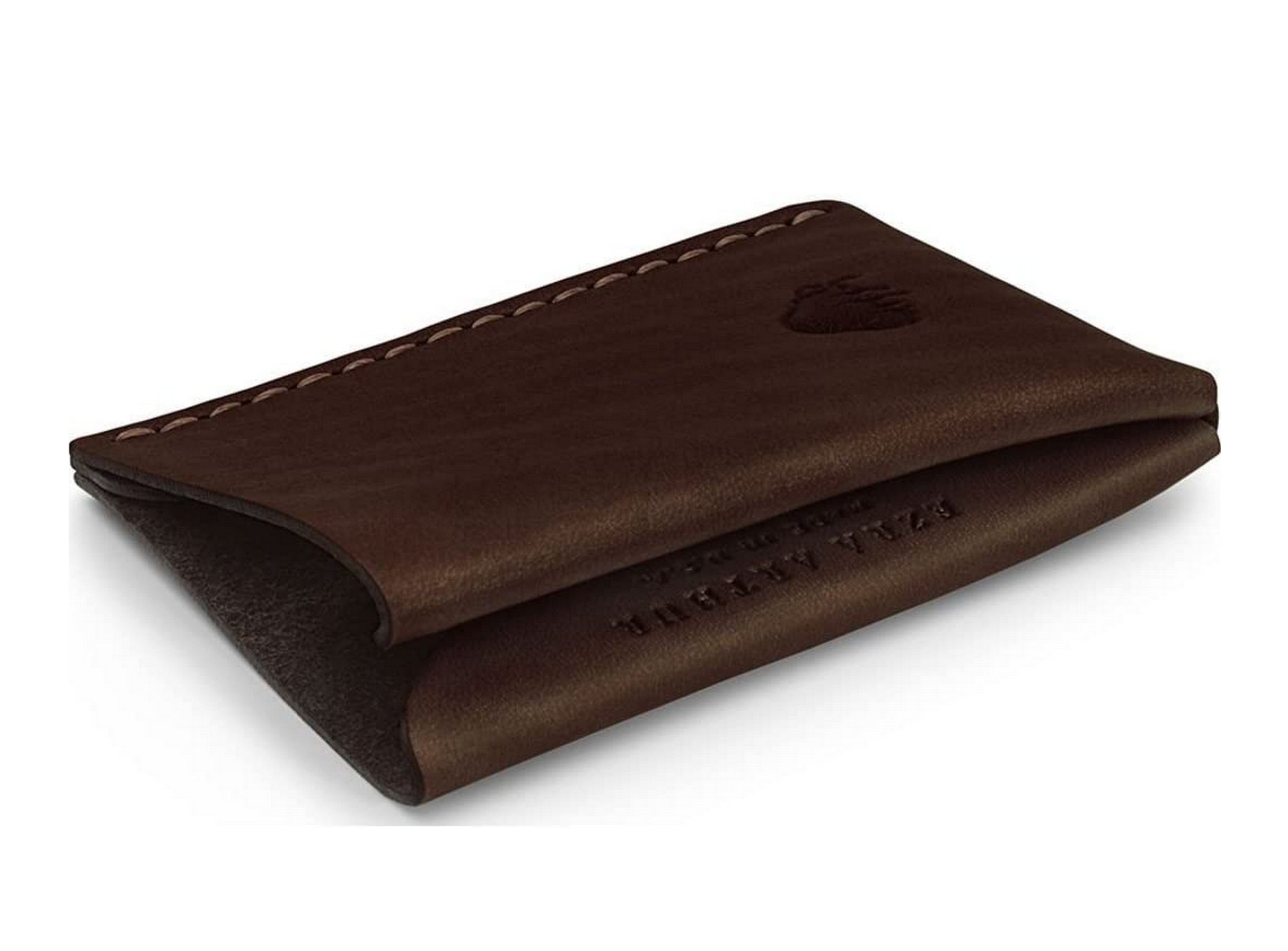 Ezra Arthur No. 7 Genuine Leather Card Holder Wallet - Slim RFID Blocking Credit Card Case for Men & Women | Perfect for Everyday Carry, Travel & Business | Malbec Color