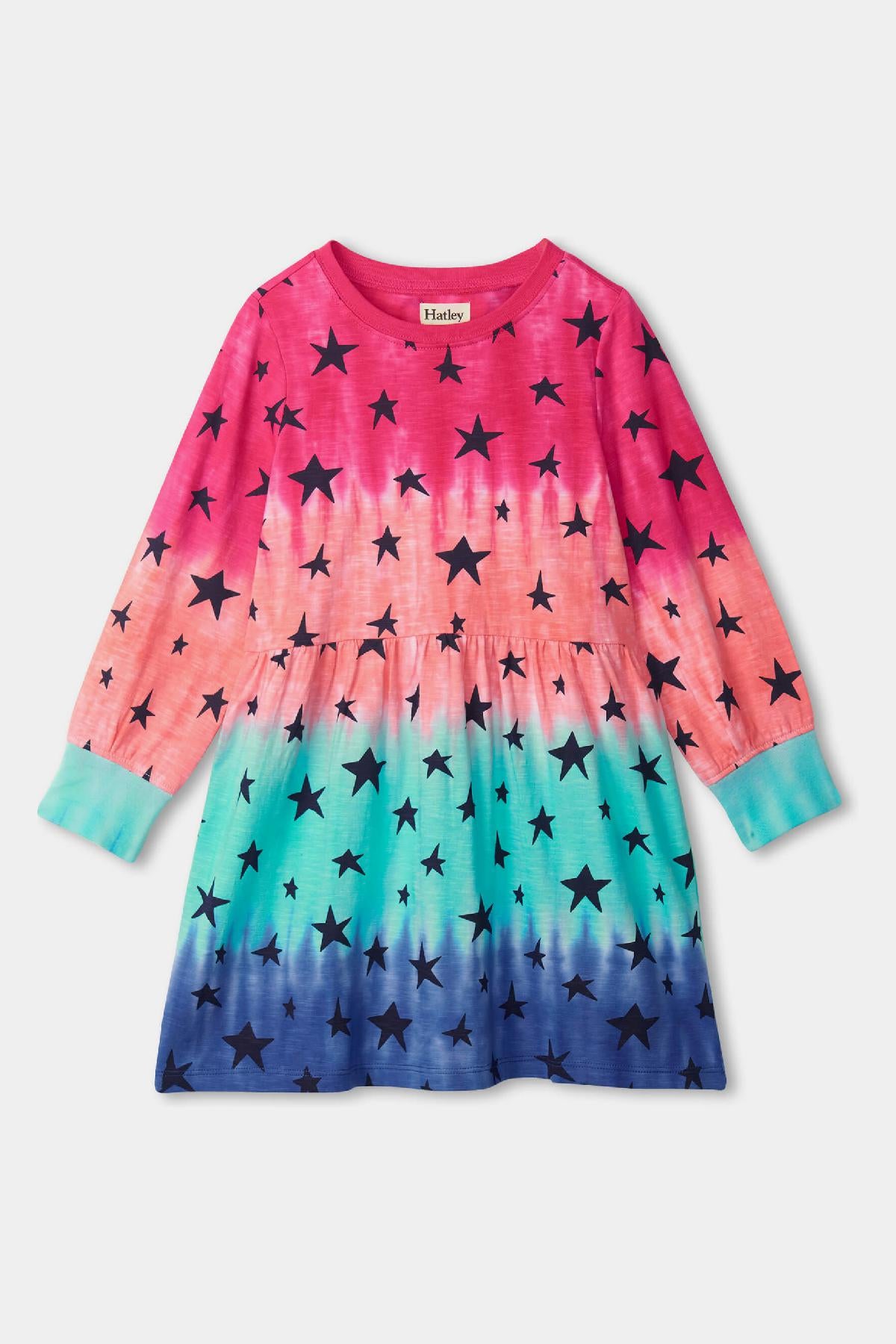 Girls Rainbow Galaxy Print Skater Dress by Hatley - Perfect for Birthday Parties, School Events & Casual Wear