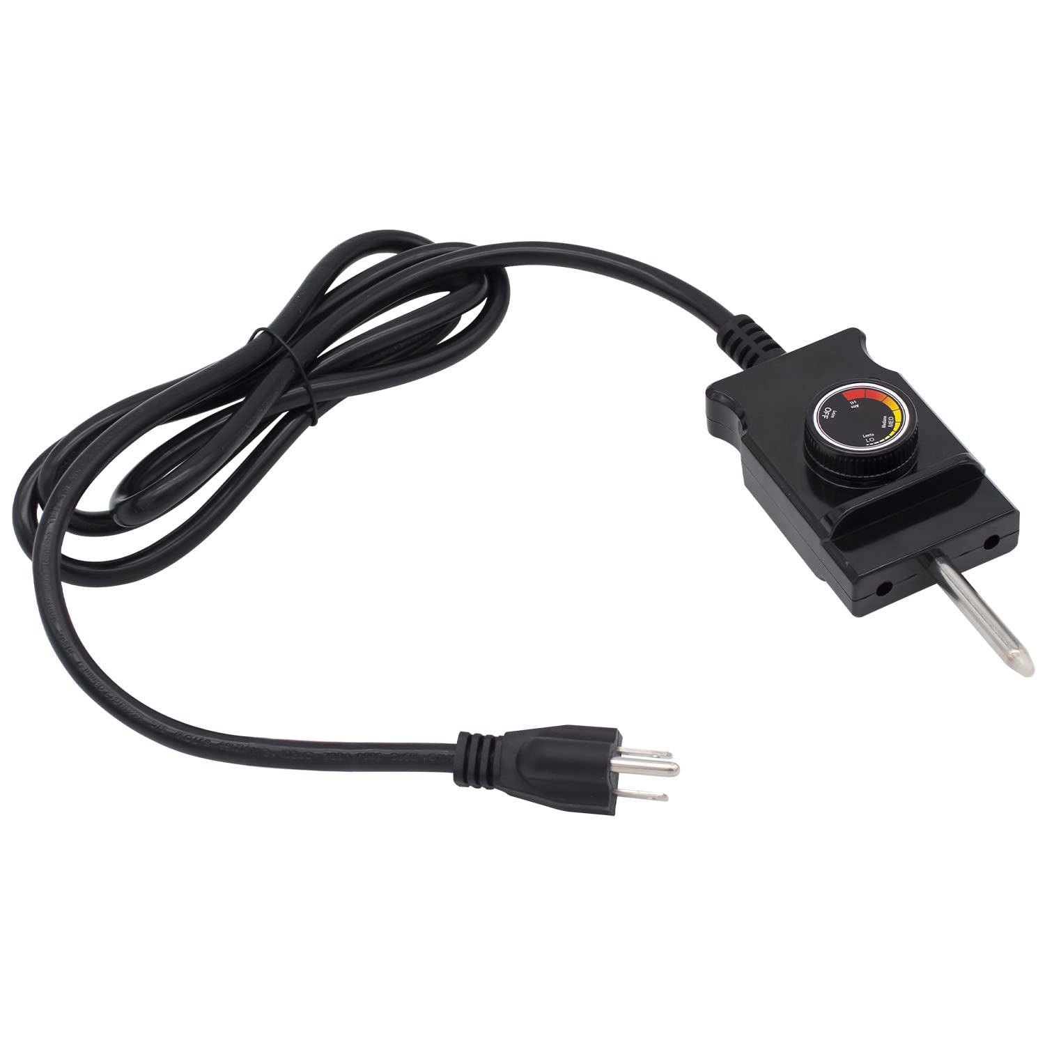 Adjustable Thermostat Controller Probe Cord for Masterbuilt MB20070210 & MB25075517 Electric Smokers | Compatible with Outdoor Cooking Smokers & Grills | Perfect for BBQ, Smoking Meat, and Backyard Cooking
