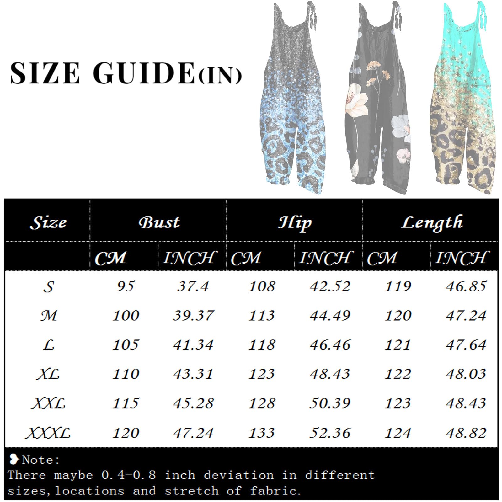 Plus Size Floral Jumpsuit for Women - Summer Casual Romper for Outings