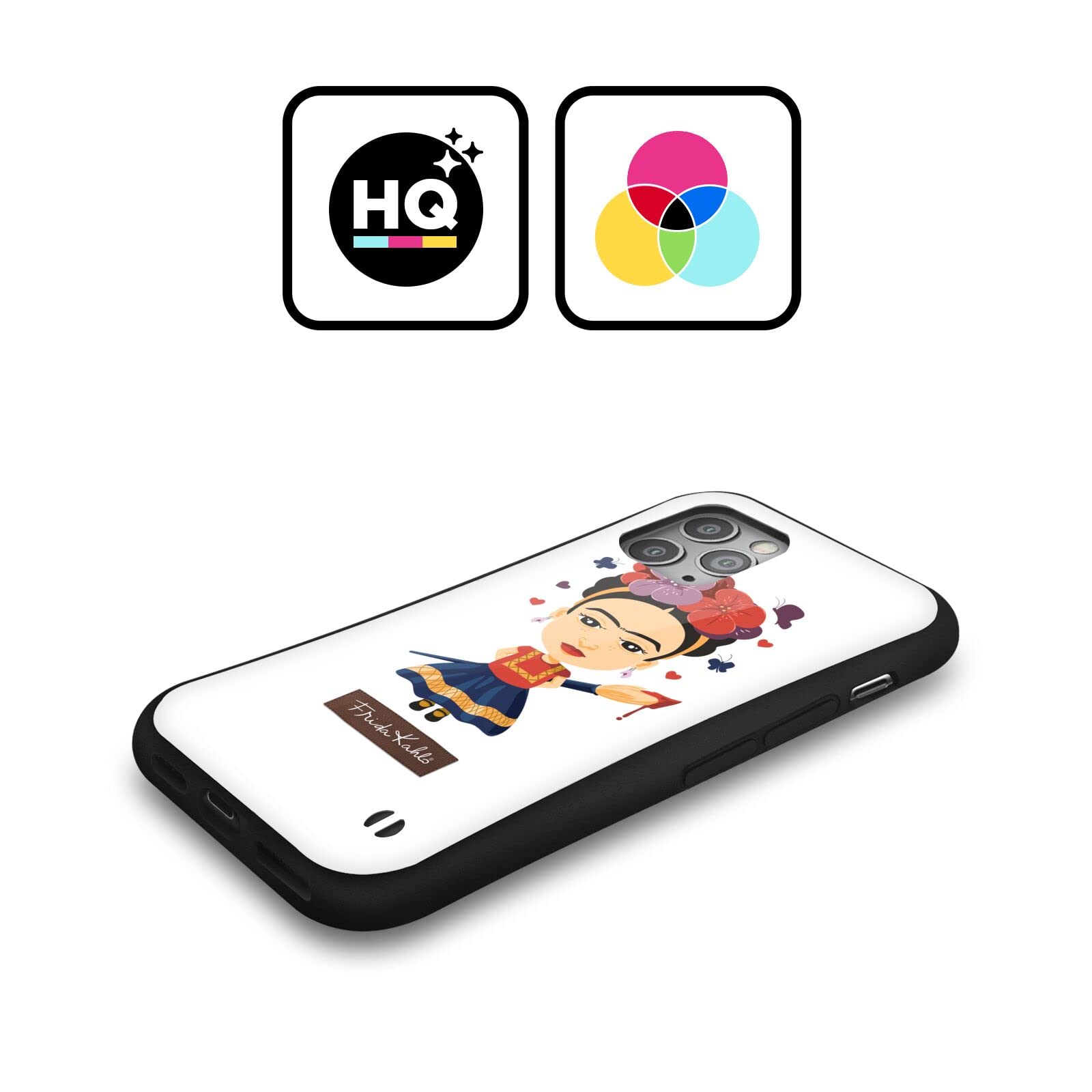 Officially Licensed Frida Kahlo iPhone 12 Case - Artistic Hybrid Protective Cover for iPhone 12 & 12 Pro - Perfect for Art Lovers & Unique Style Protection