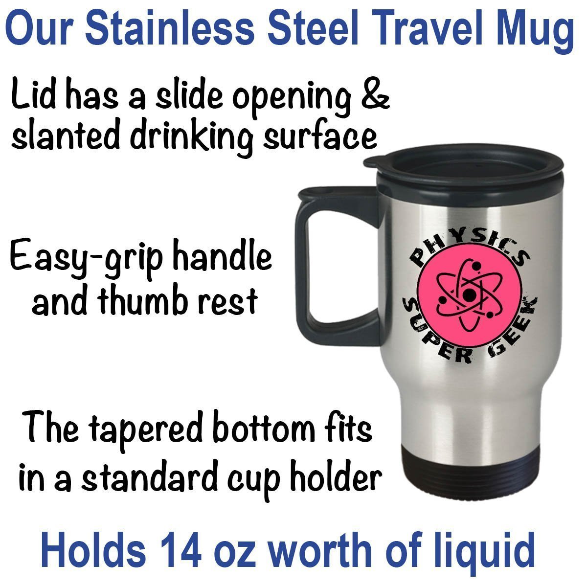 Couples Travel Mugs 14oz Stainless Steel - Him & Her Gift for Coffee Lovers