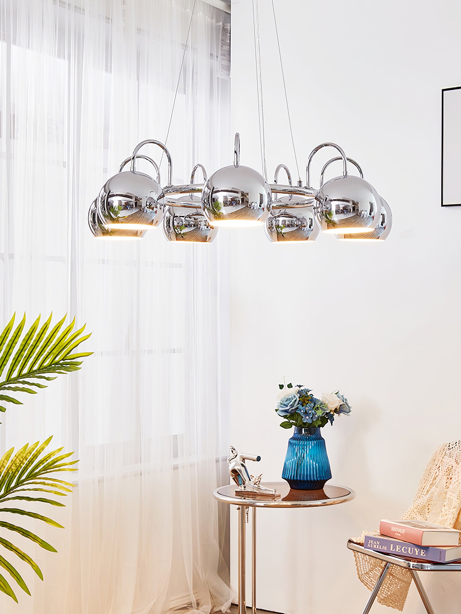 Eyeball Chandeliers - Unique Gothic Halloween Decor for Home, Party & Haunted House Lighting - Spooky Eyeball Ceiling Light Fixture for Living Room, Dining Room & Bedroom