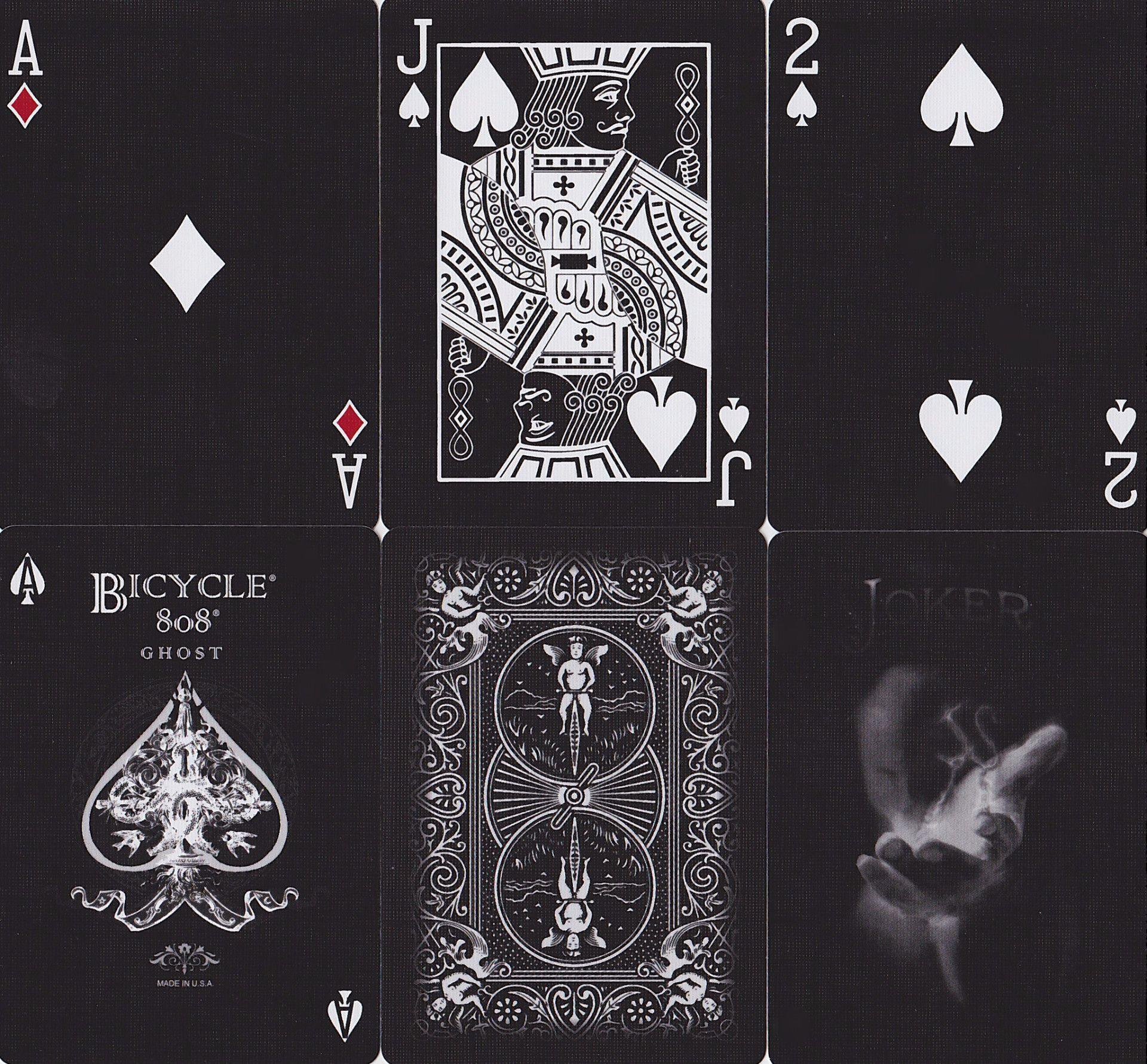 Bicycle® Black Ghost Playing Cards - Premium Quality Poker Cards for Magic Tricks, Cardistry & Casino Games - Perfect for Professional Magicians & Card Enthusiasts