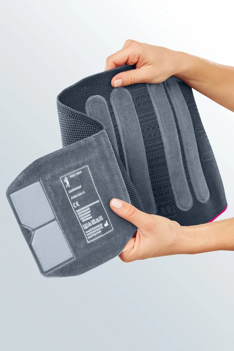 Medi Lumbamed Basic Back Support Belt - Adjustable Lumbar Brace for Lower Back Pain Relief - Ideal for Office Work, Driving & Post-Surgery Recovery