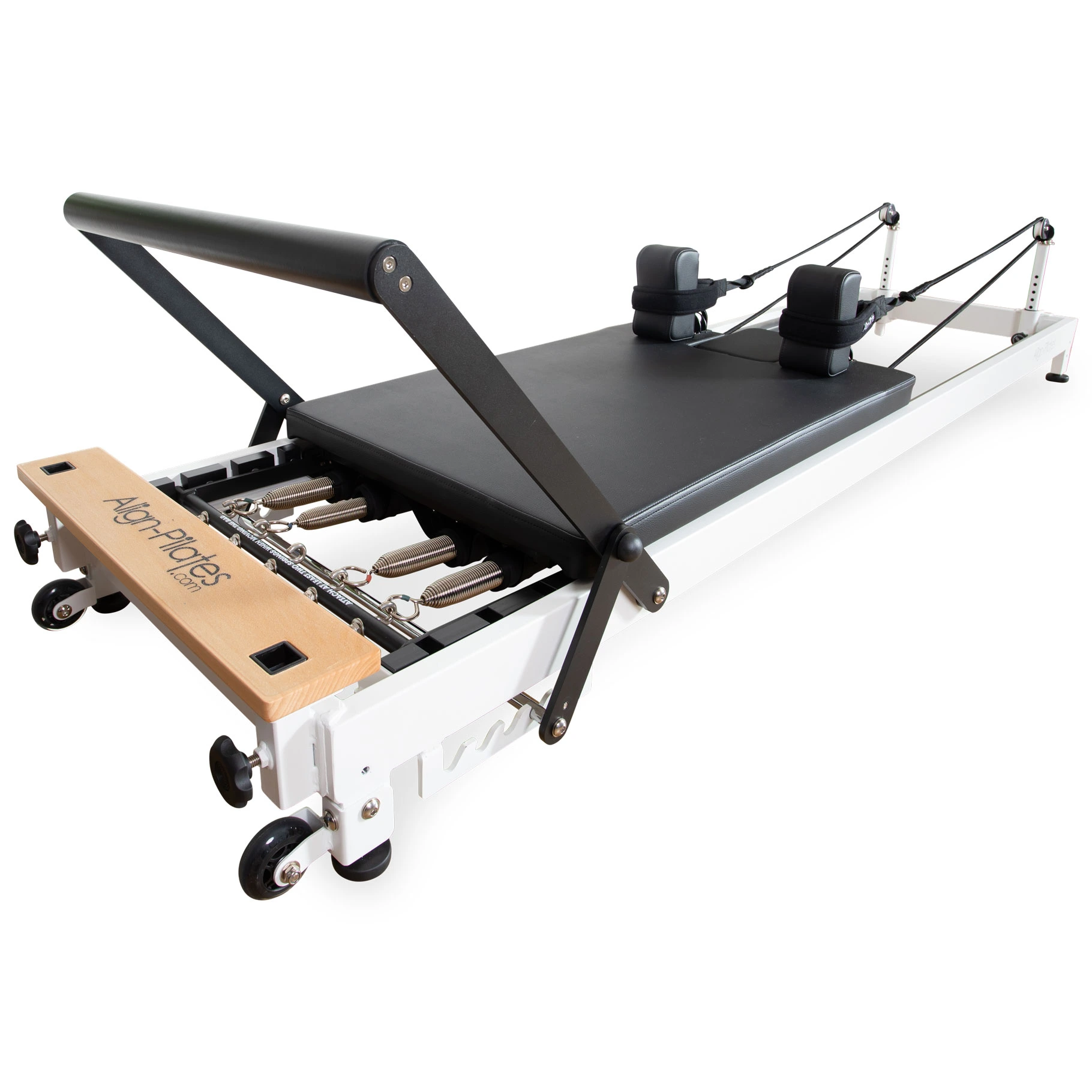 Align Pilates R8 Pro Pilates Reformer Machine - White | Professional Home & Studio Workout Equipment for Core Strength, Flexibility & Rehabilitation