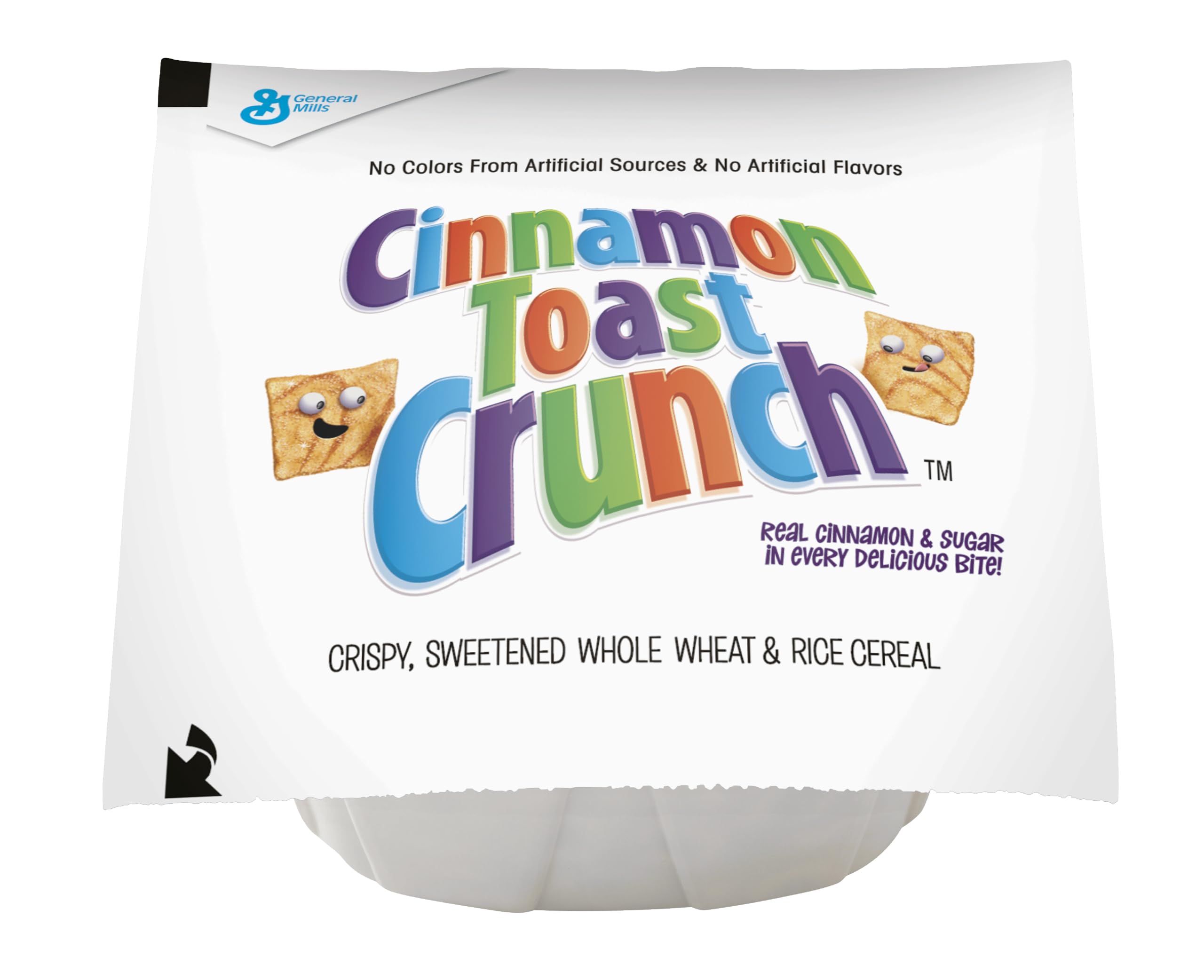 Cinnamon Toast Crunch Cereal Single Serve Bowl, 1 Oz (Pack of 96) - Perfect for Breakfast, Office Snacks & On-the-Go Convenience