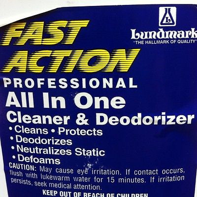 Lundmark All In One Pro Rug Cleaner 64oz - Powerful Carpet & Upholstery Stain Remover for Home, Office & Pet Areas