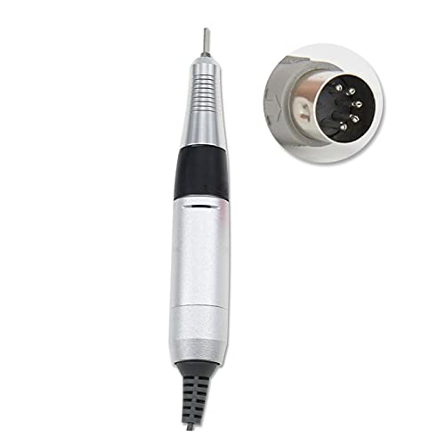 Professional ZHU-CL Nail Drill Kit - 35000 RPM High Speed Electric Nail File with Aluminum Alloy Handle, Universal Motor & Auto Voltage Adapter - Perfect for Home & Salon Manicure/Pedicure (Black Handle)