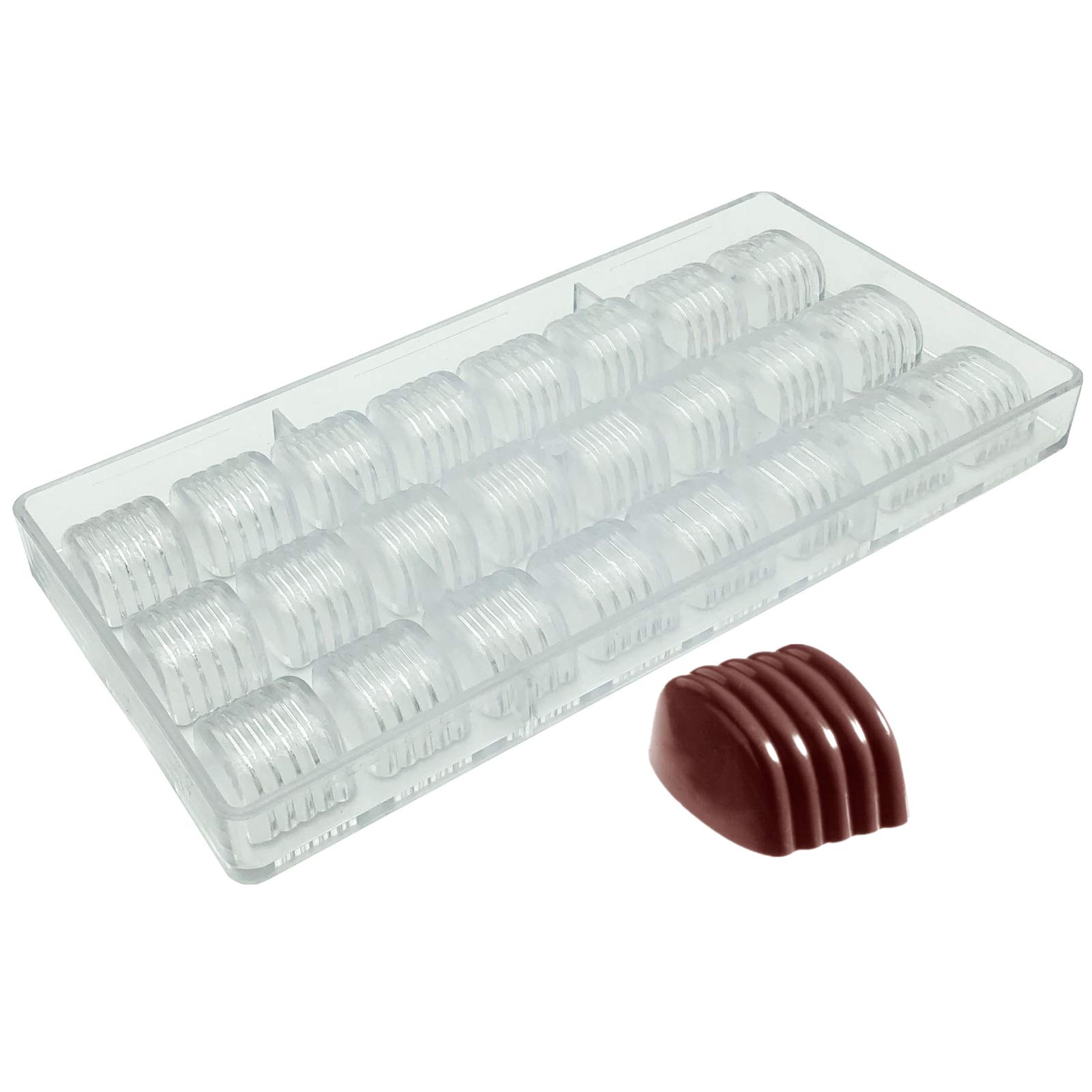 Thread-Shaped Candy Mold - DIY Polycarbonate Chocolate & Jelly Molds for Baking - Perfect for Cupcake Decorations, Candy Making, and Party Treats