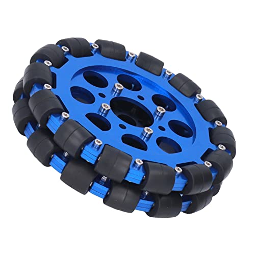 DIY Industrial Robot Kit - 6-Part Multi-Subdivision Silent Operation Wheels (Two-Wheel Set UM5604-0014-0152) for STEM Projects & Warehouse Automation
