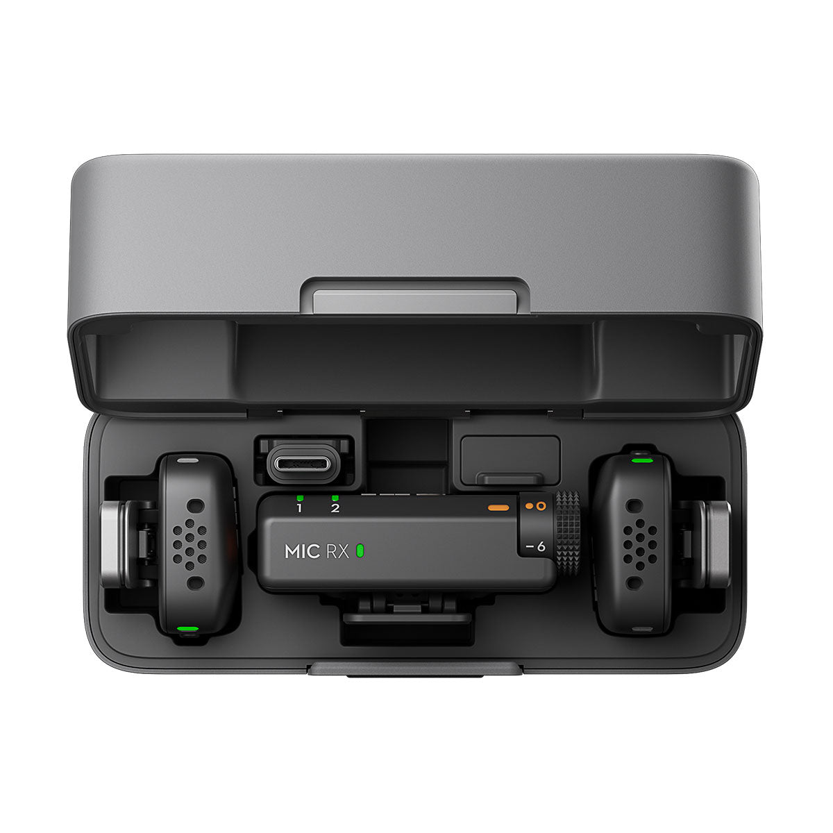 DJI Mic Mini 2-Person Wireless Microphone System for Vlogging, YouTube & Live Streaming - Compact Lavalier Mic with Noise Reduction for Content Creators