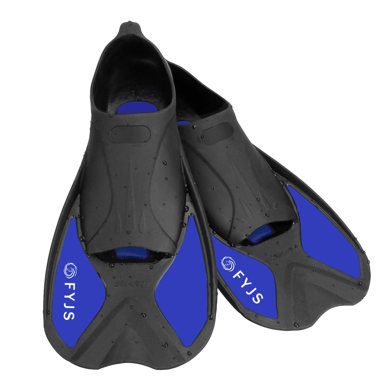 Compact Travel Swim Fins for Adults - Short Diving Flippers with Mesh Carry Bag - Perfect for Snorkeling, Pool Training & Beach Vacations