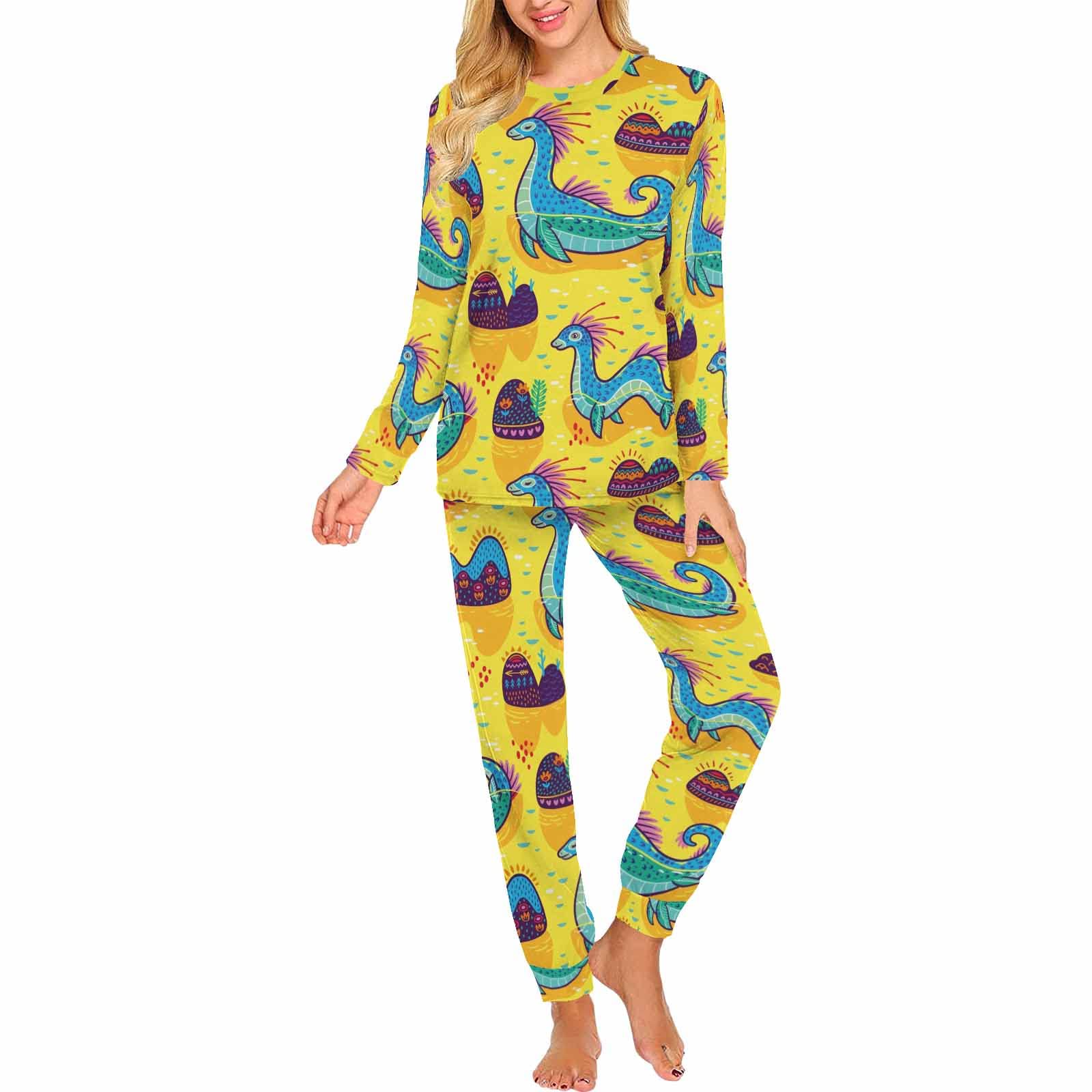 **InterestPrint Cute Hello Kitty Women's 2-Piece Sleepwear Lounge Set - Soft Sweatshirt & Jogger Pajamas for Women, Cozy Loungewear for Relaxing at Home or Sleeping**