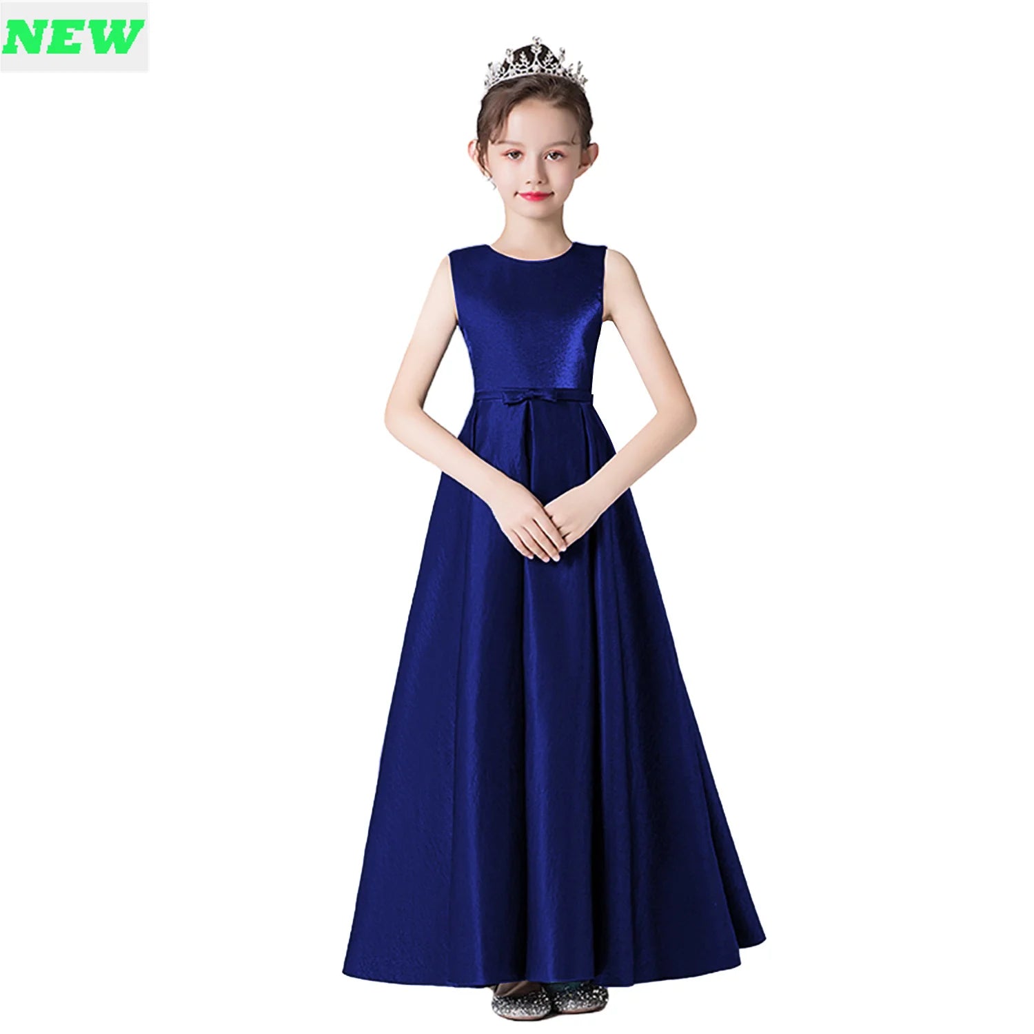 Elegant Christmas Dress for Girls - Long Sleeve Formal Gown for Banquet, Concert, Wedding & Party | Holiday Celebration & Special Occasions