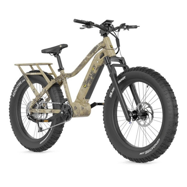 QuietKat Warrior 1000W Mid Drive Electric Bike - Powerful Off-Road E-Bike for Hunting, Camping & Trail Adventures