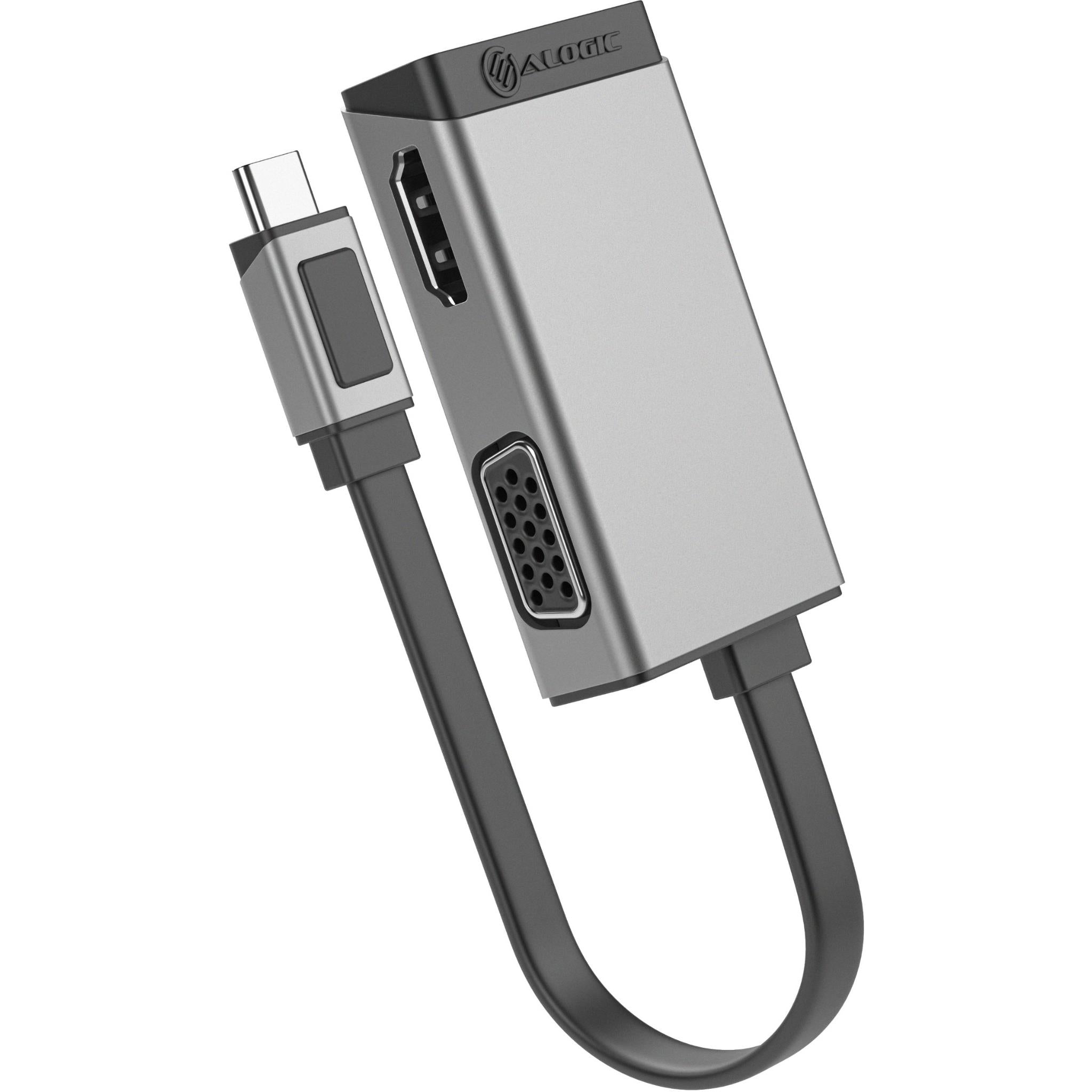 ALOGIC MagForce Duo Play 2-in-1 USB C Adapter with Magnetic Lock - Fast Charging & Data Sync for MacBook, iPad, iPhone - Perfect for Home Office & Travel Accessories